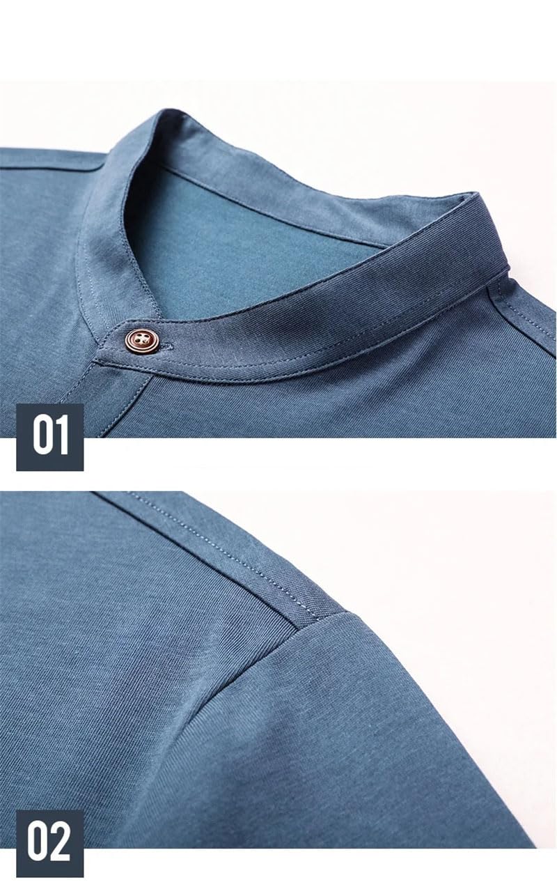 Polo para hombre, liso, de manga corta, informal, con cuello clásico, para el trabajo