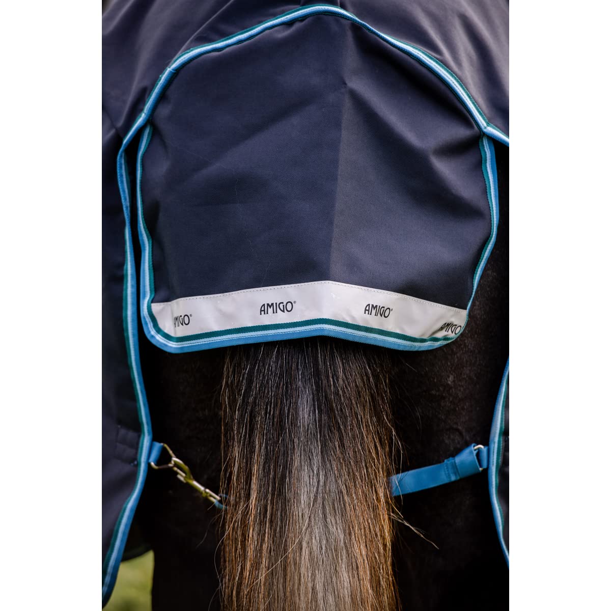 Horseware Manta para Caballos de Exterior Amigo Bravo-12 T/O 100G W/LA