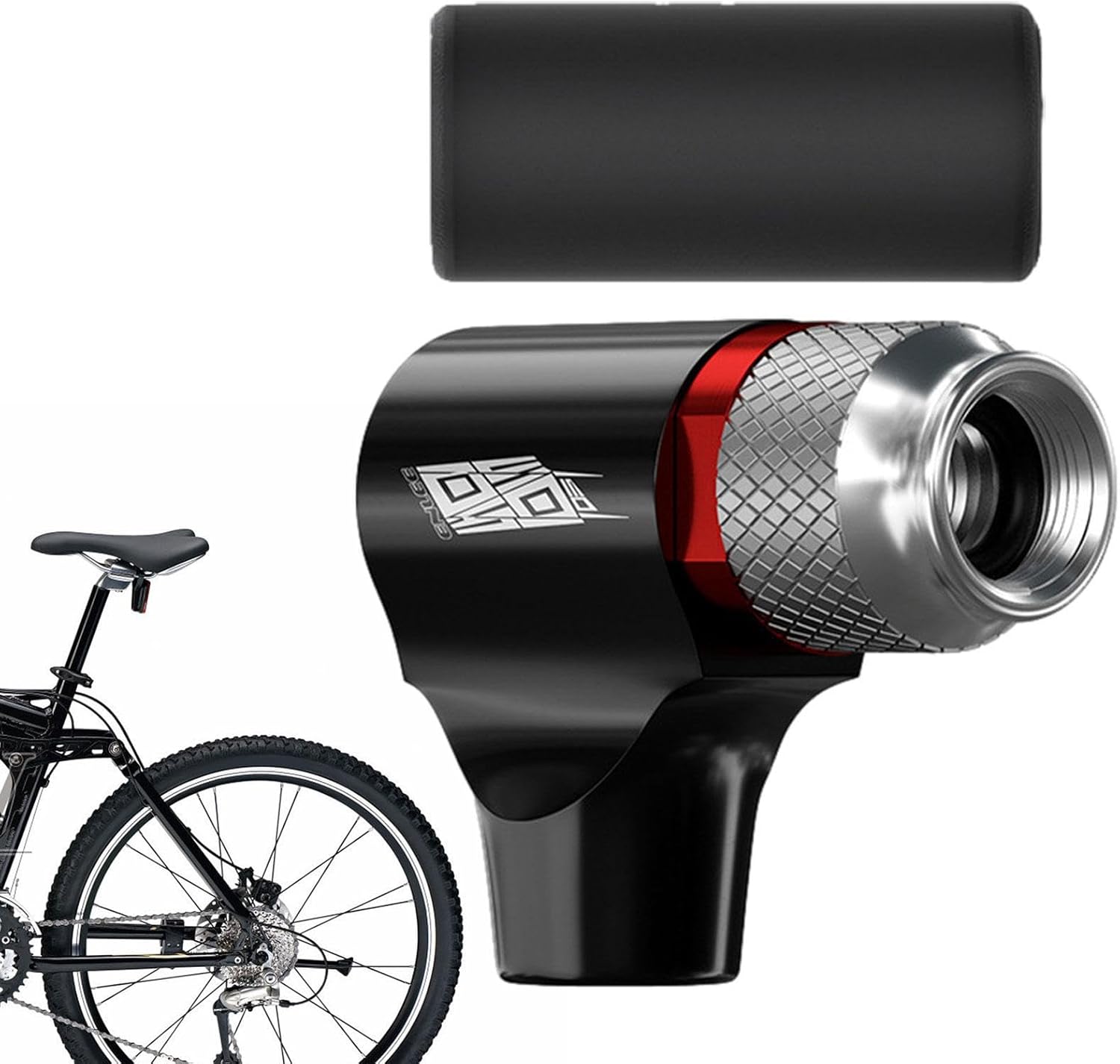 osmanthus Bike Pump Nozzle Replacement Bicycle Pump Adapter,Aluminum