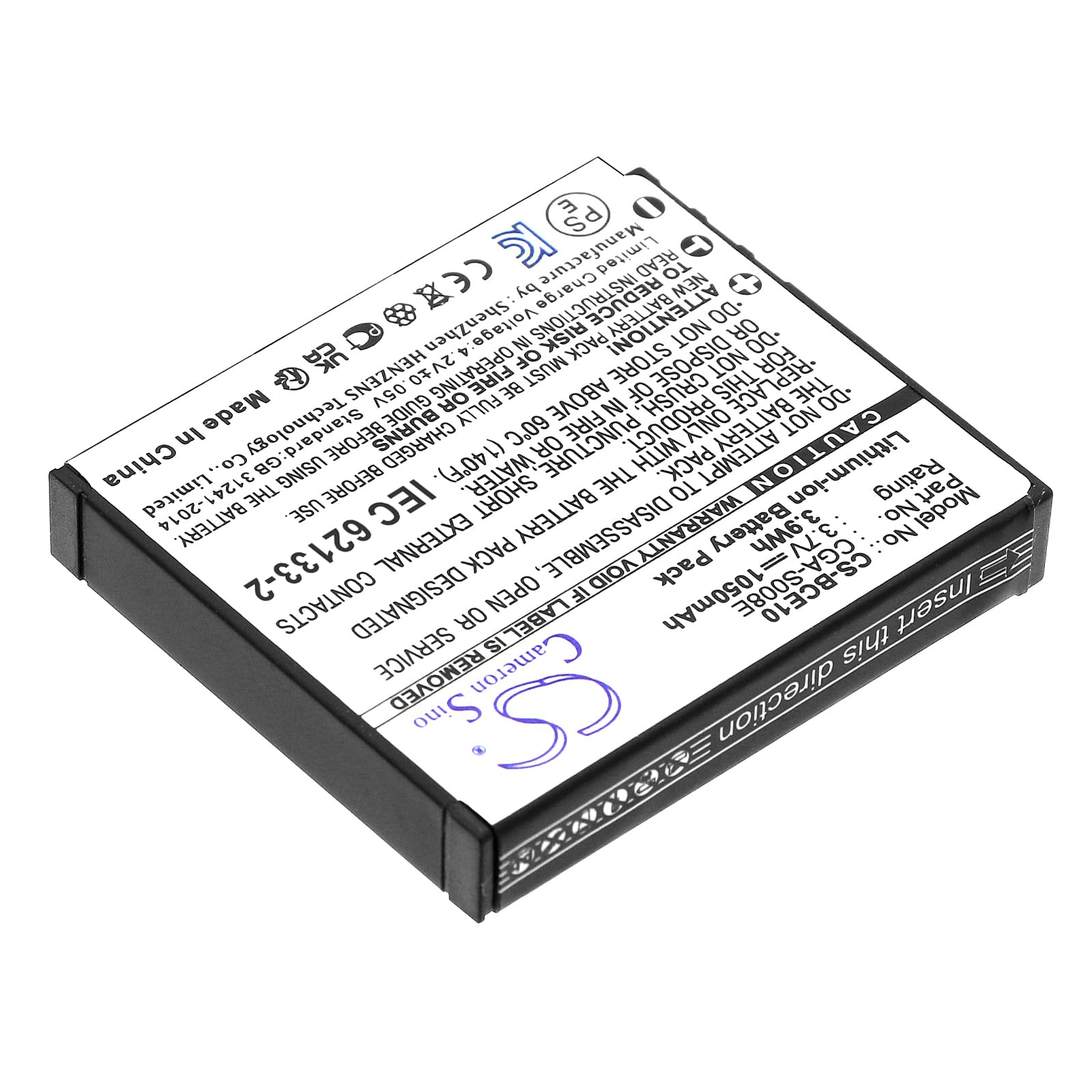 Miglior Batteria Panasonic Lumix DMC-FS35A | T6 Power 3.6V Li-Ion