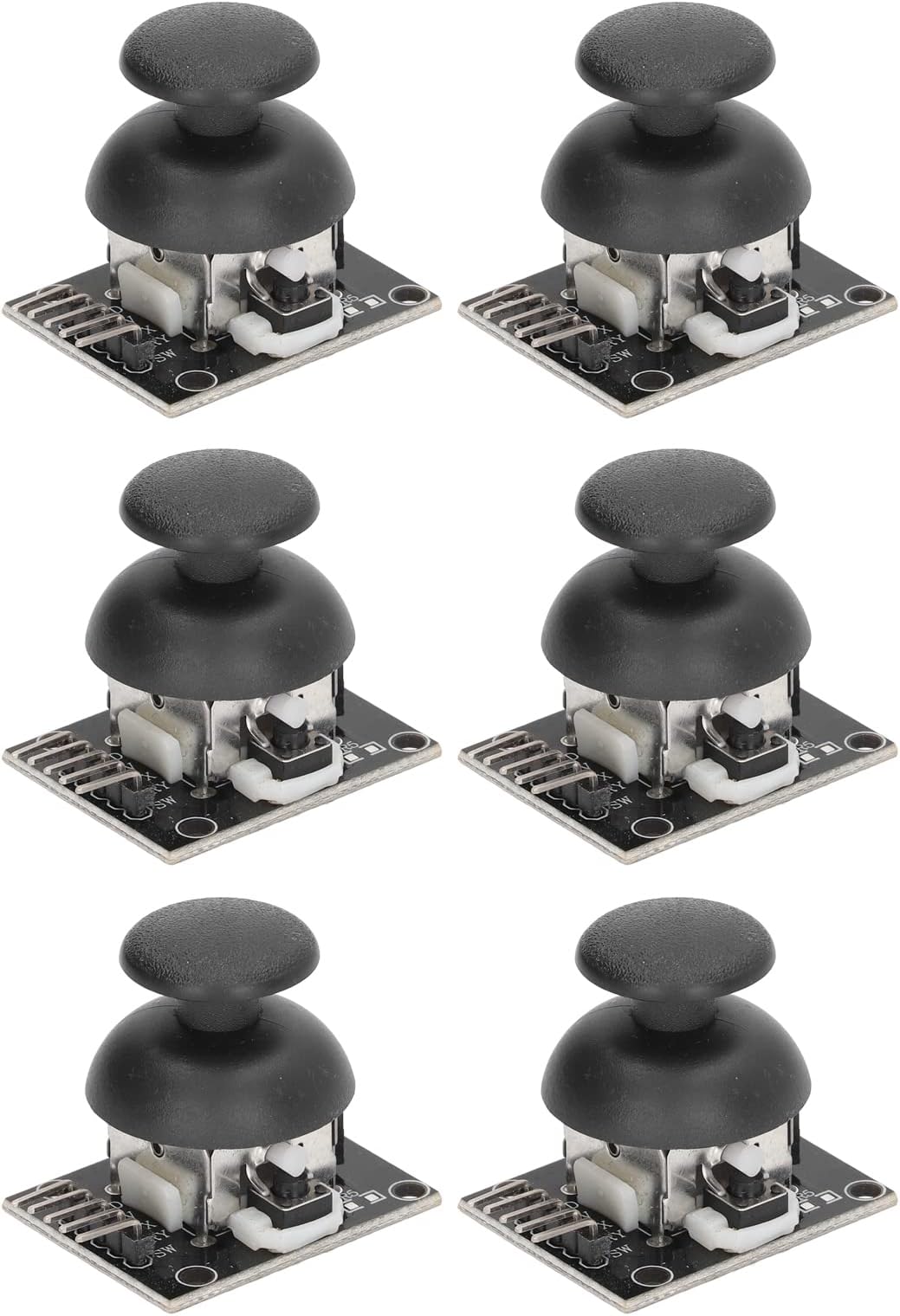 Joystick Sensor Game Controller Module X Y Double Axes Replacement Set ky ky 023 Powerful Practical Application Black