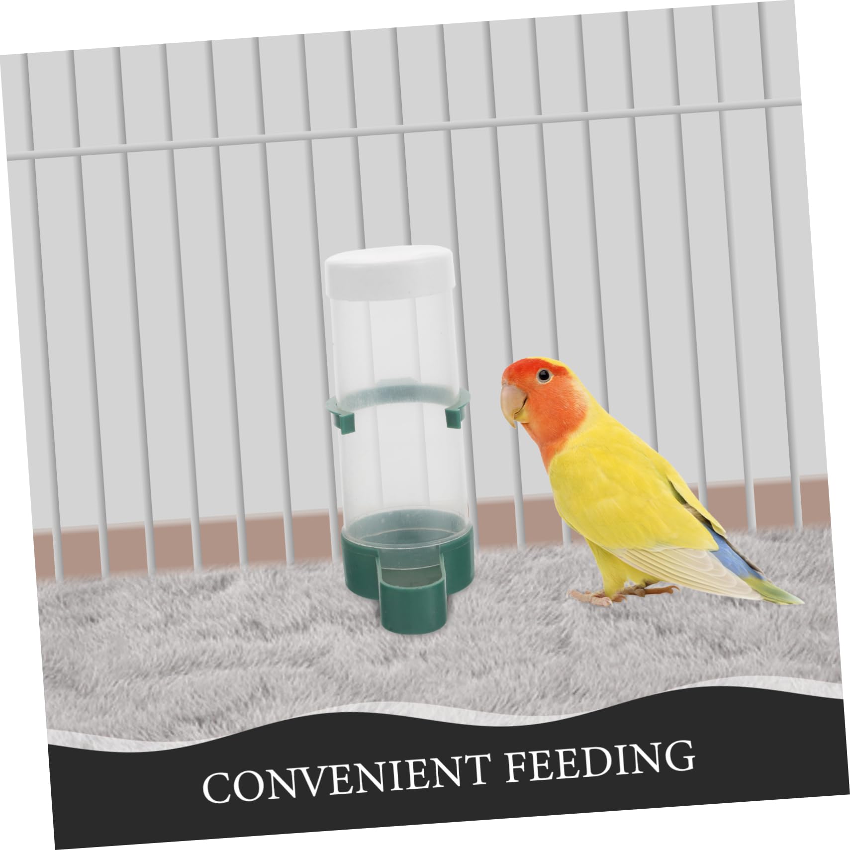 20stücke Teiliges Automatisches Vogel-wasserspender Käfige Futterspender Für Wellensittiche Nymphensittiche Kanarienvögel Und Andere Vogelarten Einfache Nachfüllung