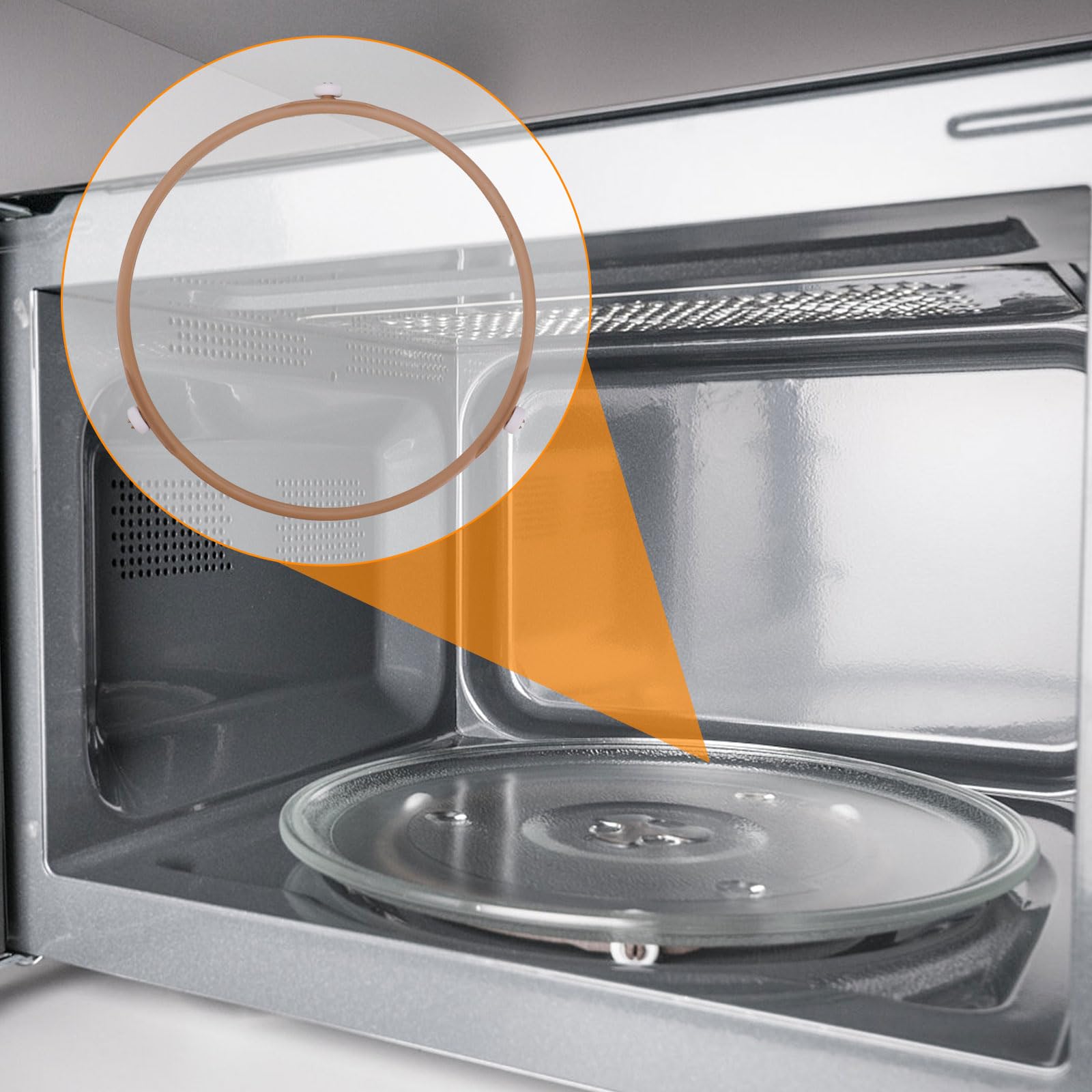 Mikrowellen Drehring Ersatz | 2/4 Stück | Dreibeinig | Für P70D20TL D4 Modelle