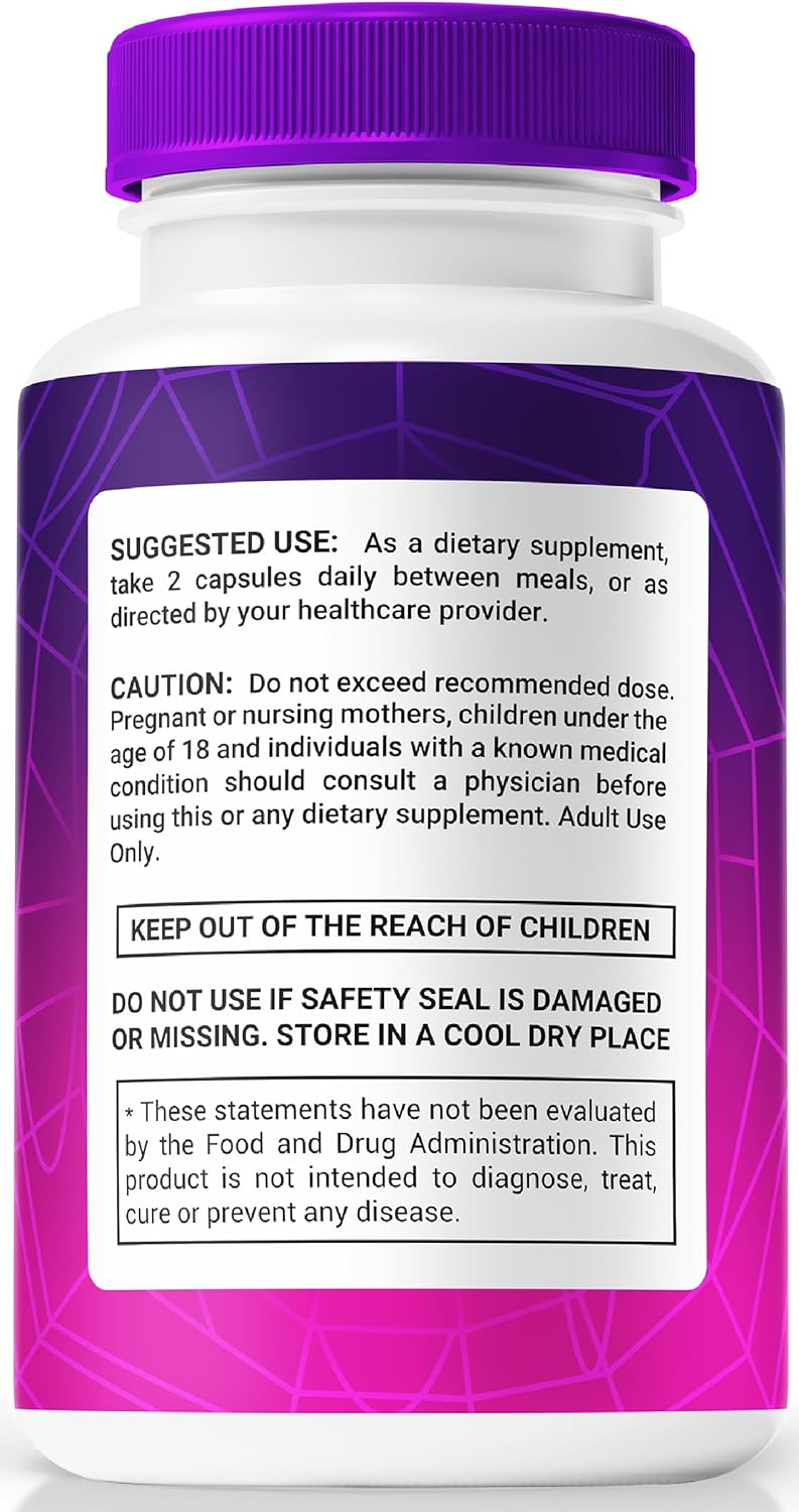 Back of Spider-Sense bottle showing suggested use and caution labels