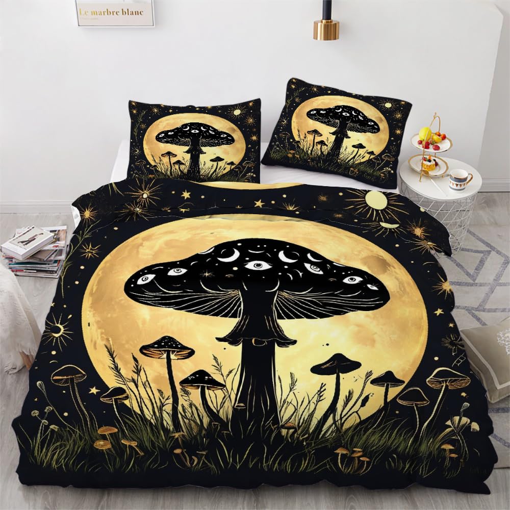 Parure de lit 3 pièces avec housse de couette 220x240 cm et taies d'oreillers