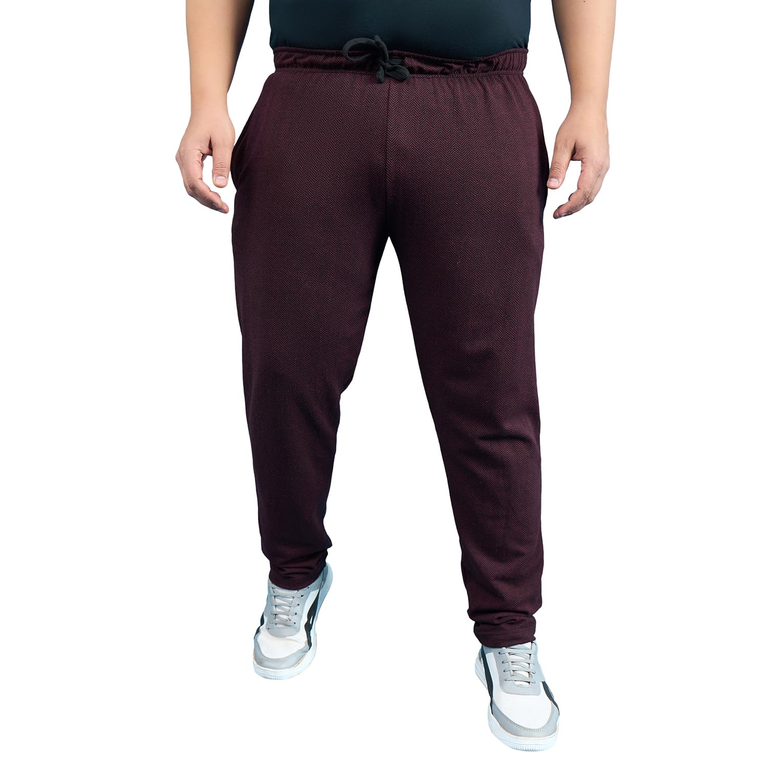 bigbanana Plus Size Men's Regular Fit Solid Trackpant-picture-19