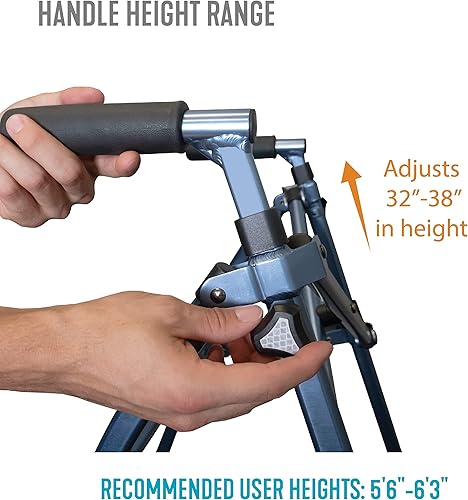 Miniatura 3 de Stander Wonder Walker Plus, andador plegable ligero para adultos, personas mayores, ancianos, caminante plegable EZ Fold-N-Go de viaje plegable con