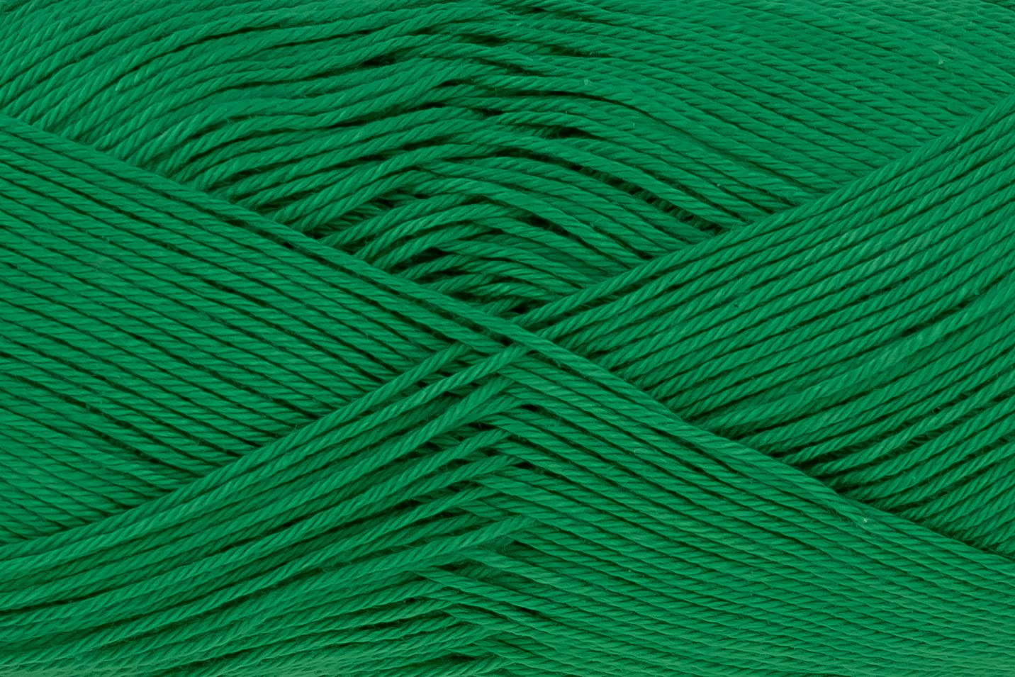 King Cole 1263465 Giza Cotton 4Ply Christmas Green Yarn - 158M, 50g