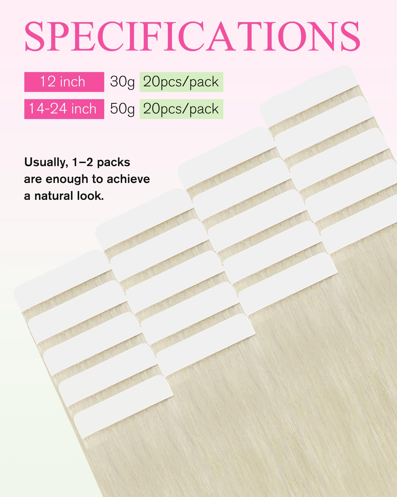 YoungSee Tape Extensions Echthaar Platinblond,Echthaar Extensions Tape Blond,Echt Haar Tape-in Extension Kurz,Tapes Haarverlängerung,Tapes Echthaar-Extensions für Damen,30 cm,30g,20pcs,60A