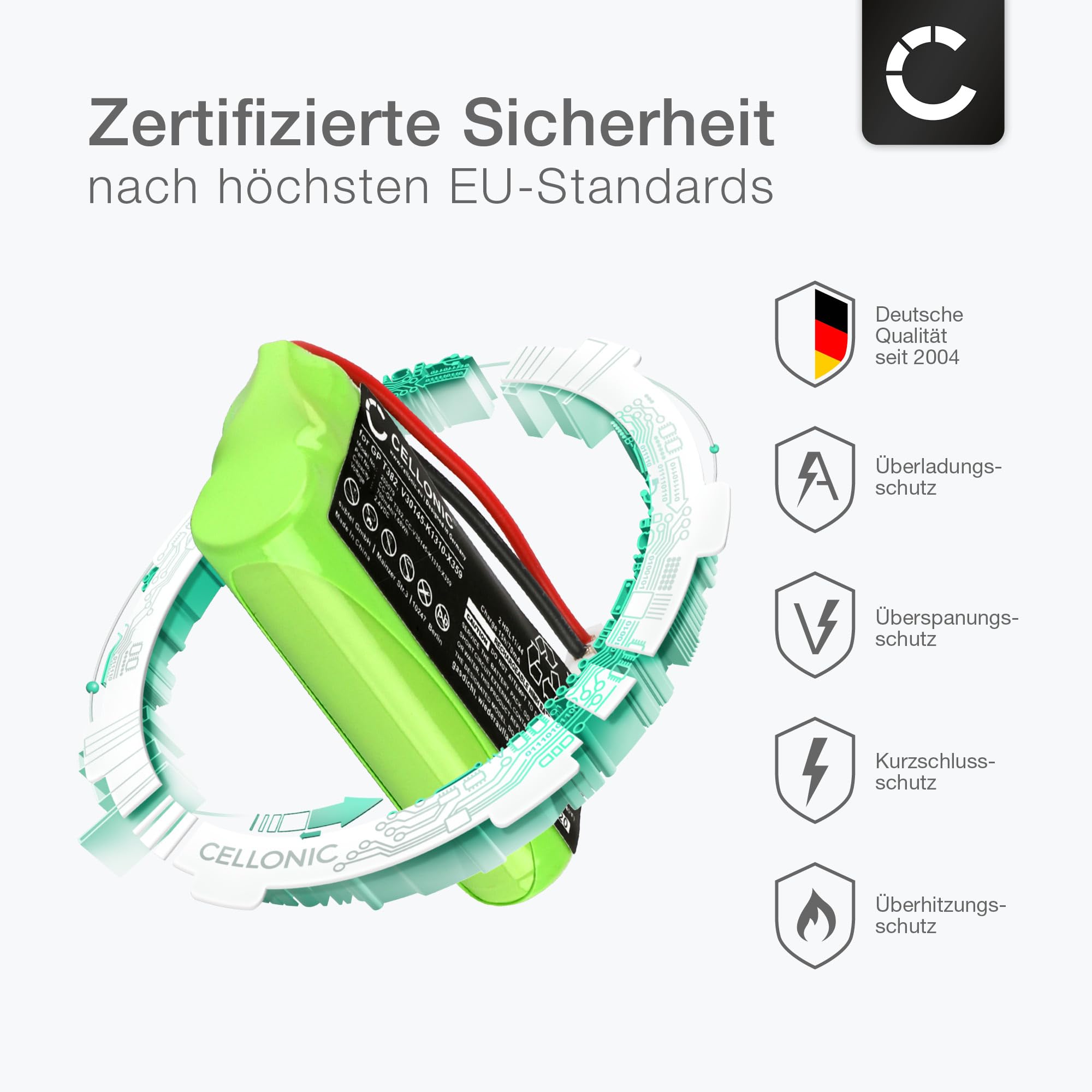 Batterie Compatible Siemens Gigaset A265 Et Autres Modèles - 2,4V NiMH 600mAh