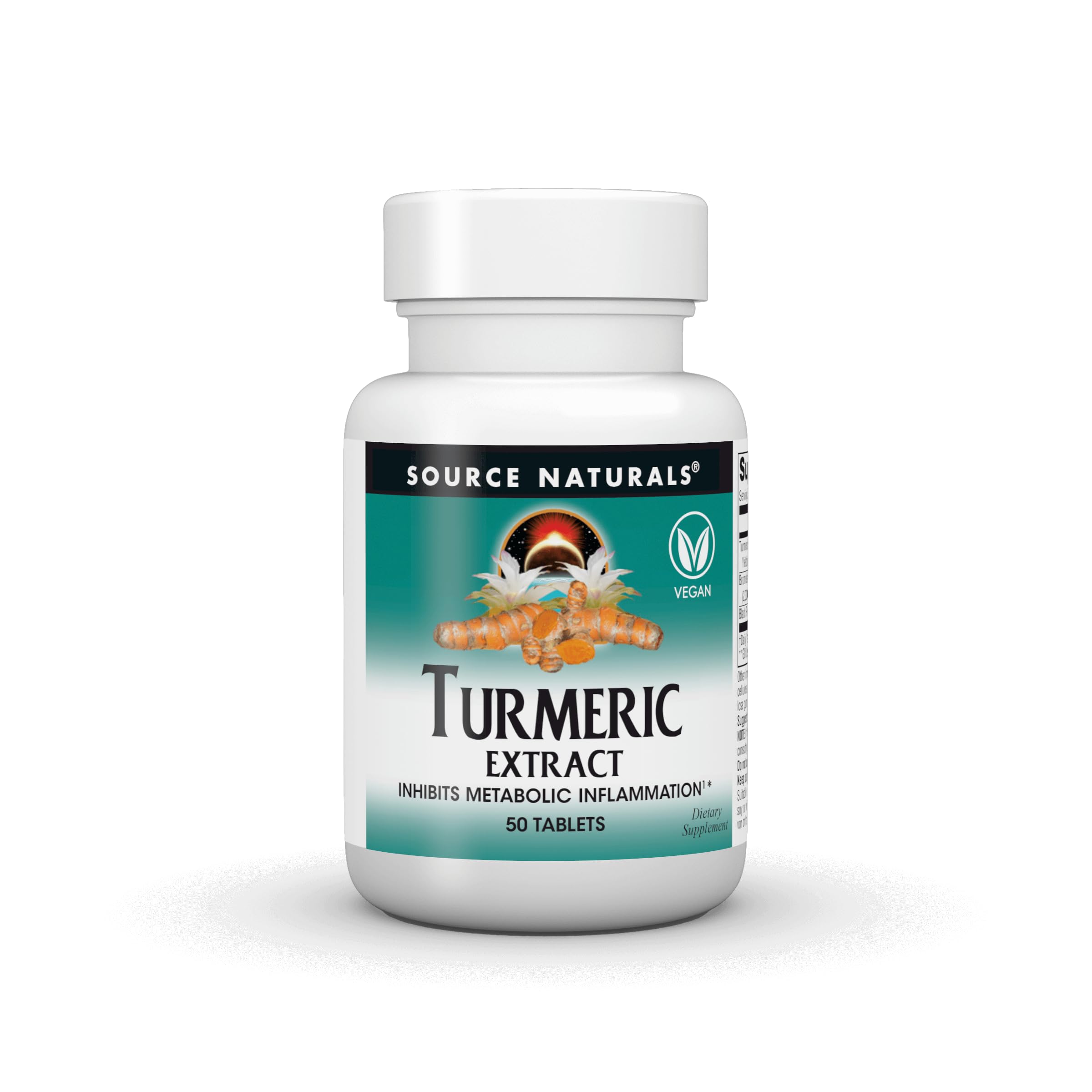 Source Naturals Turmeric Extract - 50 Tablets 1 50 Count (Pack of 1)