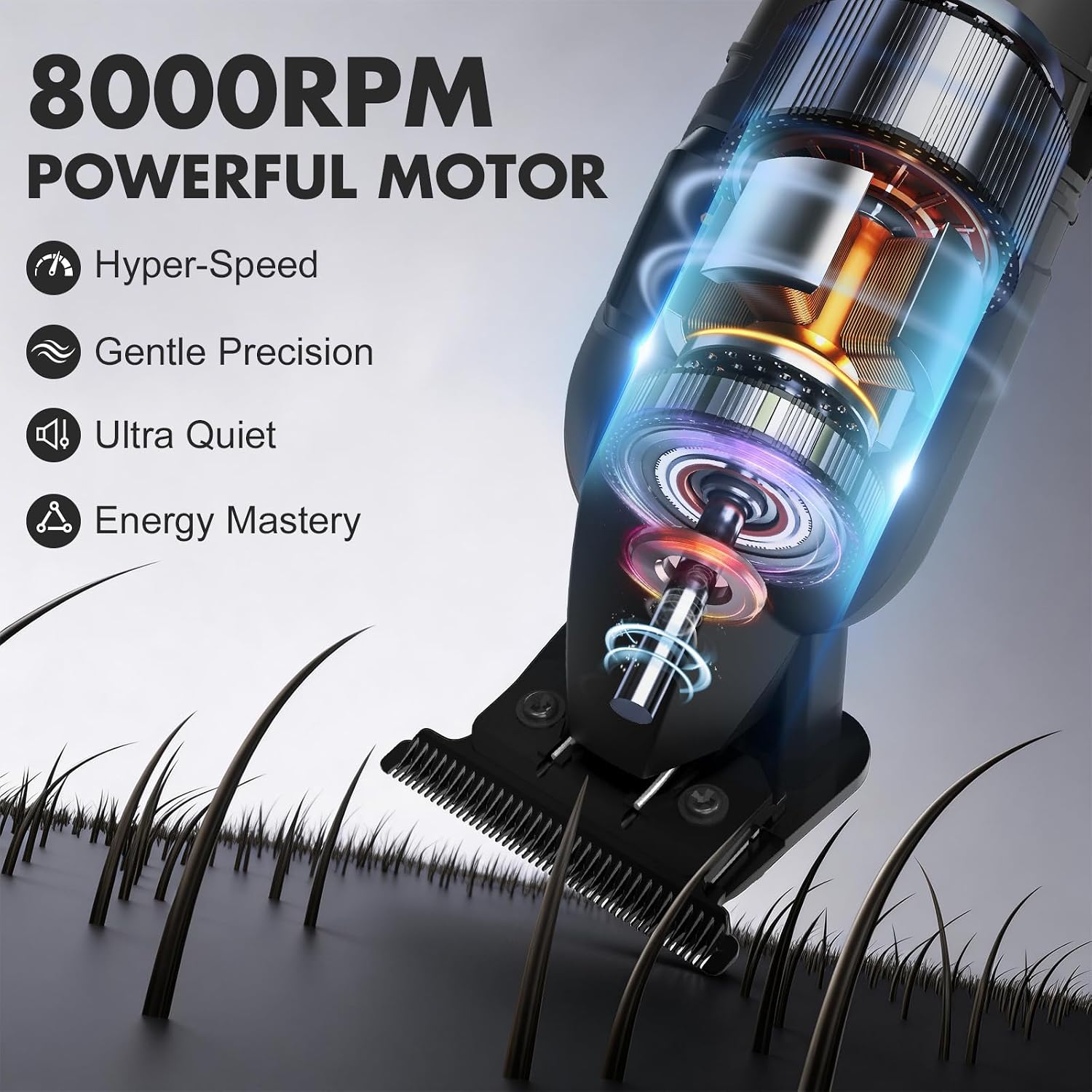 Professional Hair Trimmer for Men, Cordless Zero Gapped T-Blade Beard Trimmer & Edgers Clippers for Men, Electric Shaver Kit with LCD, Rechargeable Mens Hair Clippers for Barbers, Gifts for Men