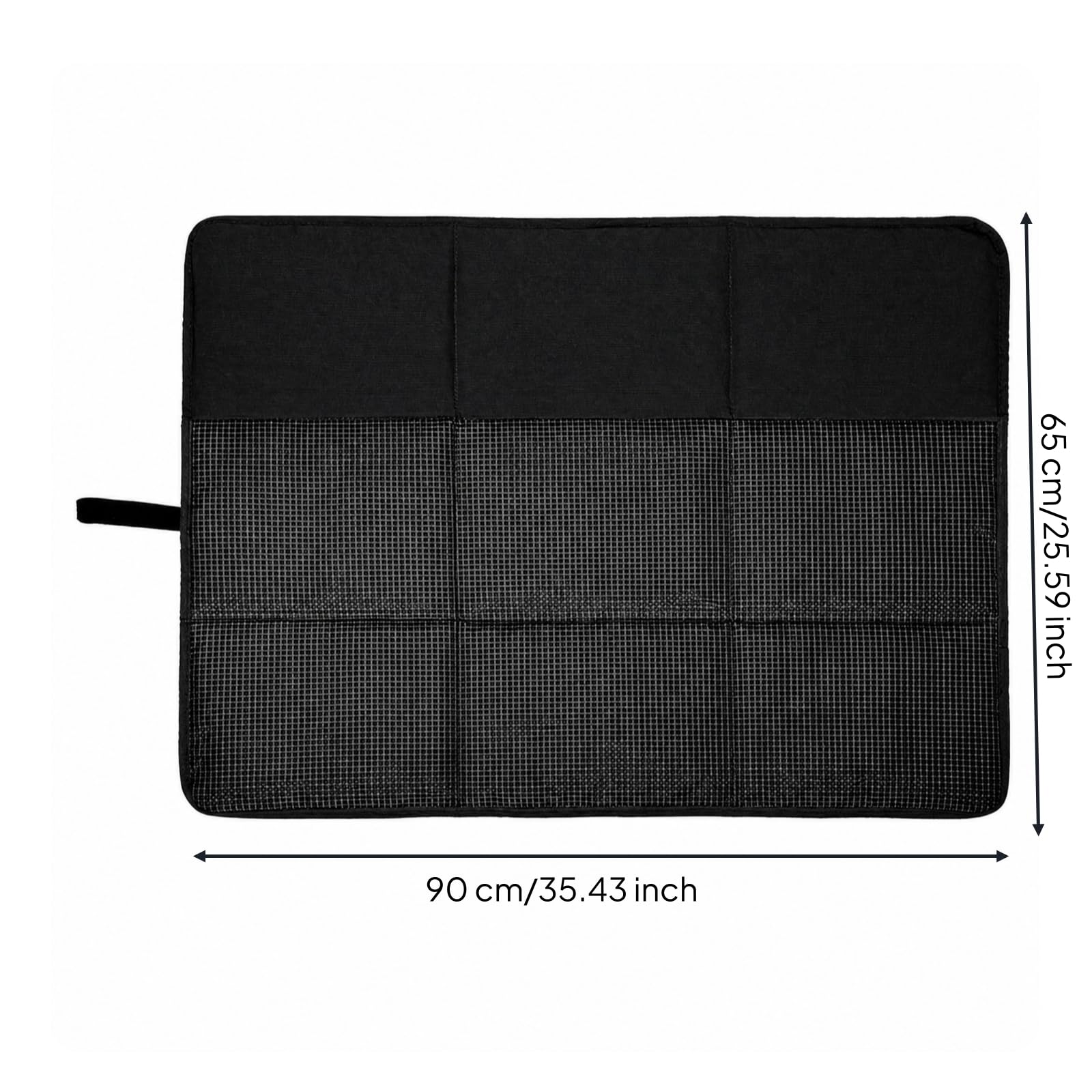 Rechteckige Hundeschlafmatte aus Oxford-Gewebe wasserdicht wasserdichte Hundeschlafunterlage maschinenwaschbar wasserdichte Hundematte für Wohnung, 90x65cm