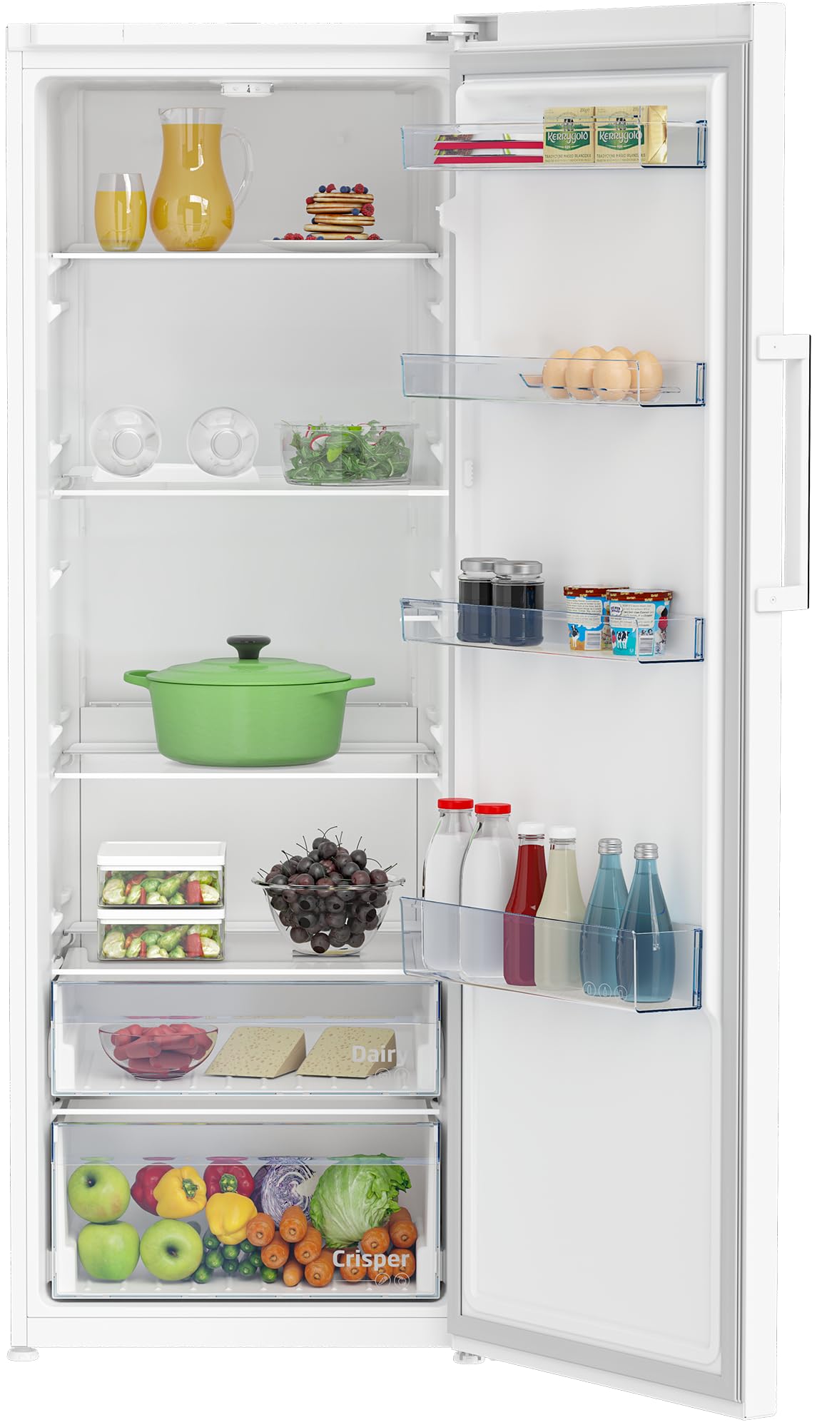 Beko RSSE415M41WN Frigorífico 1 Puerta 367L Clase E Cíclico 0°C Blanco