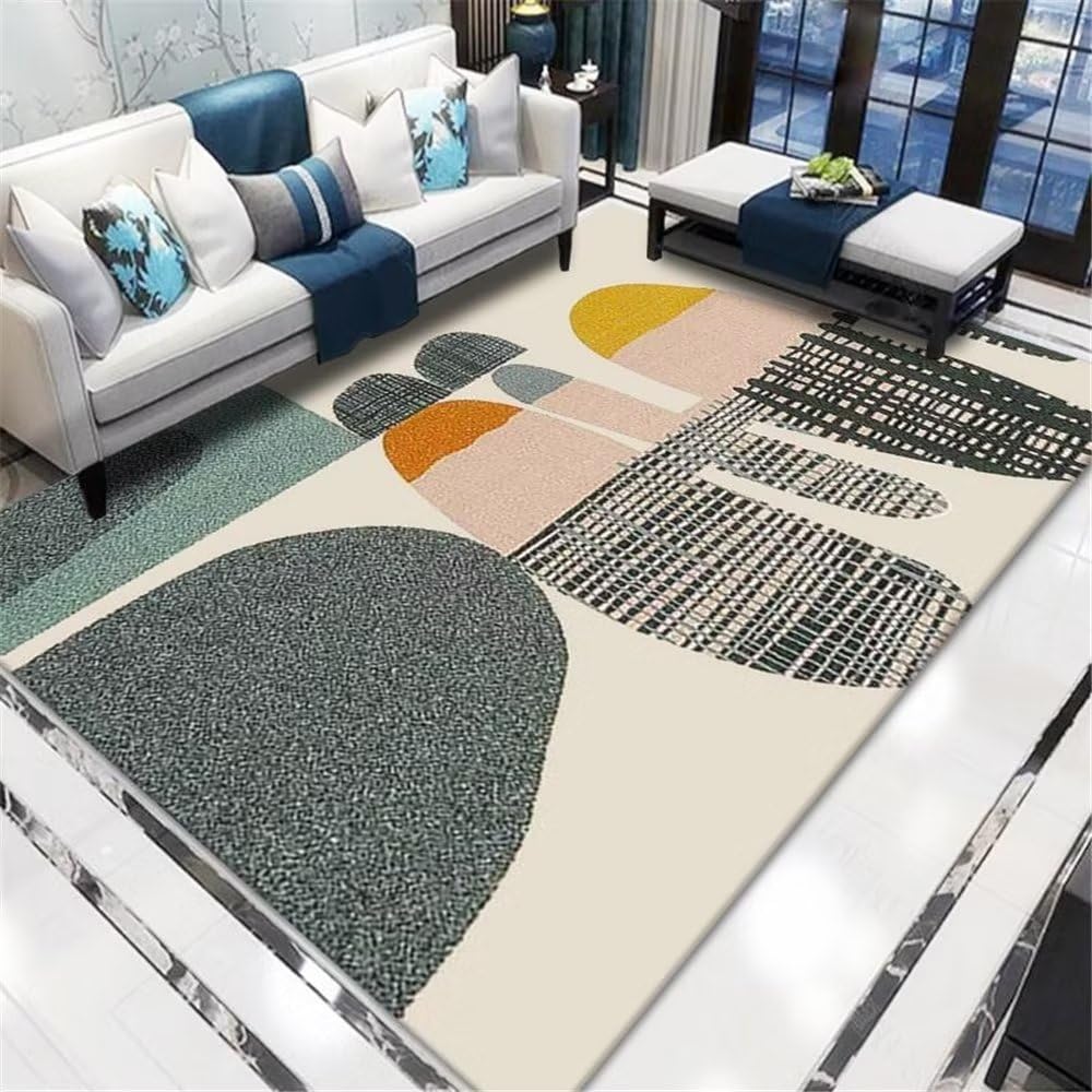 Tapis antidérapant jaune pour sécuriser les sols glissants du salon et chambre