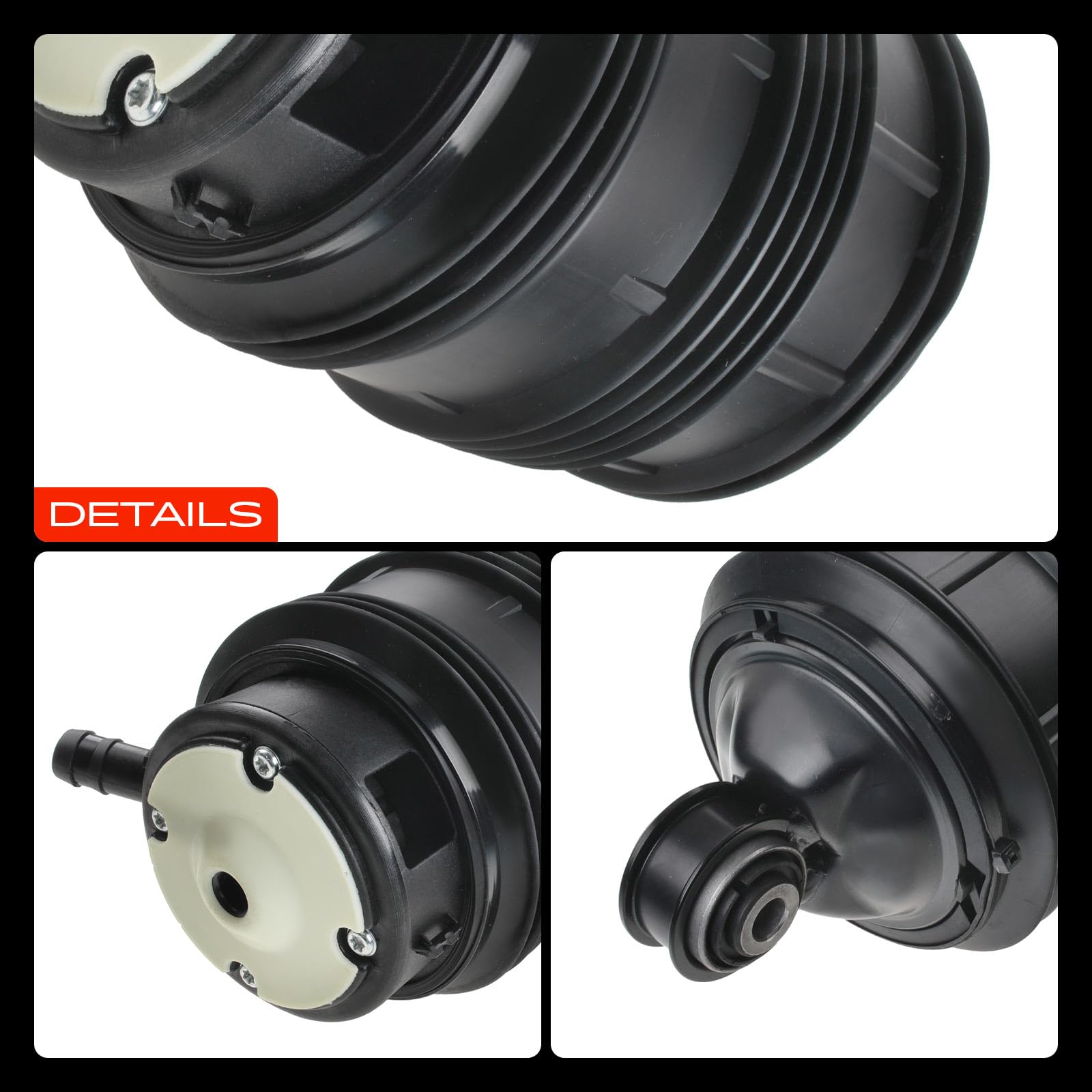 Frankberg Molla pneumatica sospensione pneumatica posteriore sinistra | Compatibile con: Classe E W211, Classe E Modello T S211, CLS C219