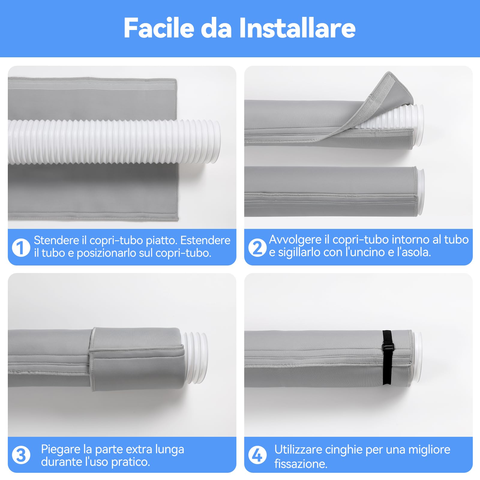 Connettori Per Tubo Scarico Condizionatore - 4 Pezzi Per AC Da 20mm - Foto 5