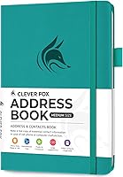 Vista 13 de Clever Fox - Libreta de direcciones con pestañas alfabéticas - Libro de teléfono y direcciones de cuero PU para mantener los contactos seguros
