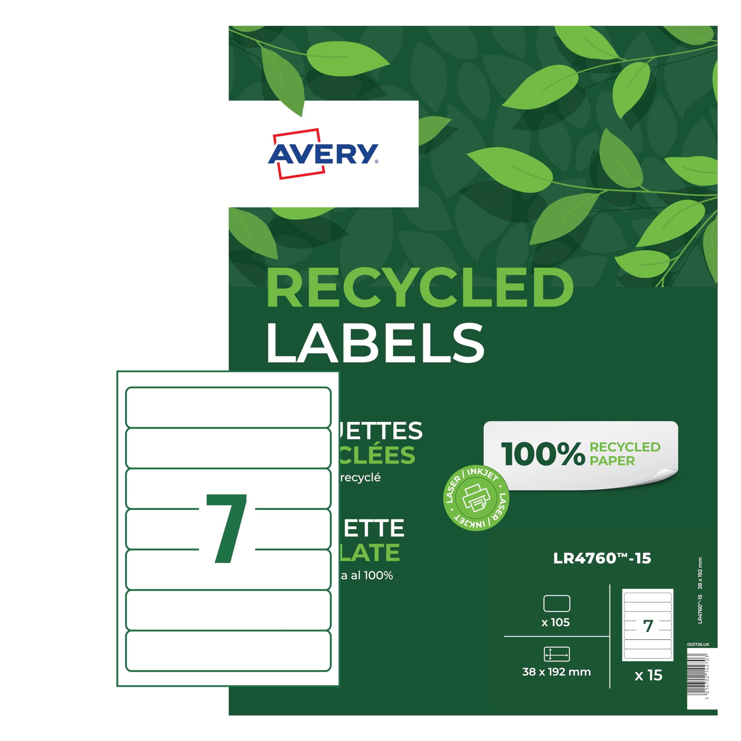 Etichette Avery ultra resistenti