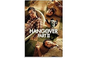 LLXXHHHEY The Hangover Part II Movie Poster Canvas Wall Art