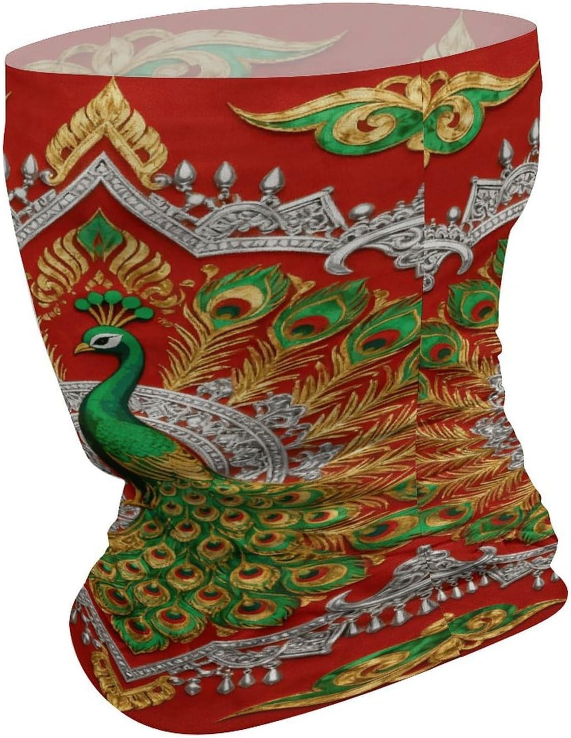 Sun UV Protection Neck Gaiter Upf 50+ Balaclava Ski Golden Tribal Pattern Face Mask Summer Face Cover Scarf Breathable Bandana for Fishing Hunting Kayaking Hiking Cycling Outdoor Activities
