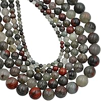 Vista 49 de AD Beads Cuentas sueltas redondas de piedras preciosas naturales de 381 mm para pulseras, collares, aretes, manualidades de joyería DIY