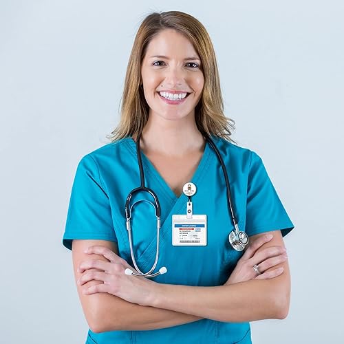 Miniatura 4 de Need More - Carretes de insignia de café, retráctil, lindo clip de identificación con giro de 360, para trabajadores de oficina, médicos,