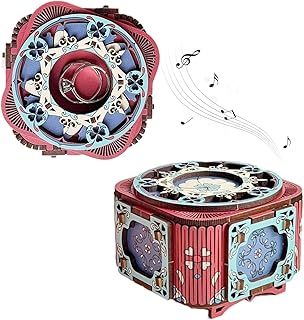 Comprar Puzzle de Music Box,Rompecabezas 3Dde Music Box,Rompecabezas 3D con música,Maquetas para Construir Adultos,3D Rompecabeza para Adultos,Regalo para Adolescentes y Adult (E)