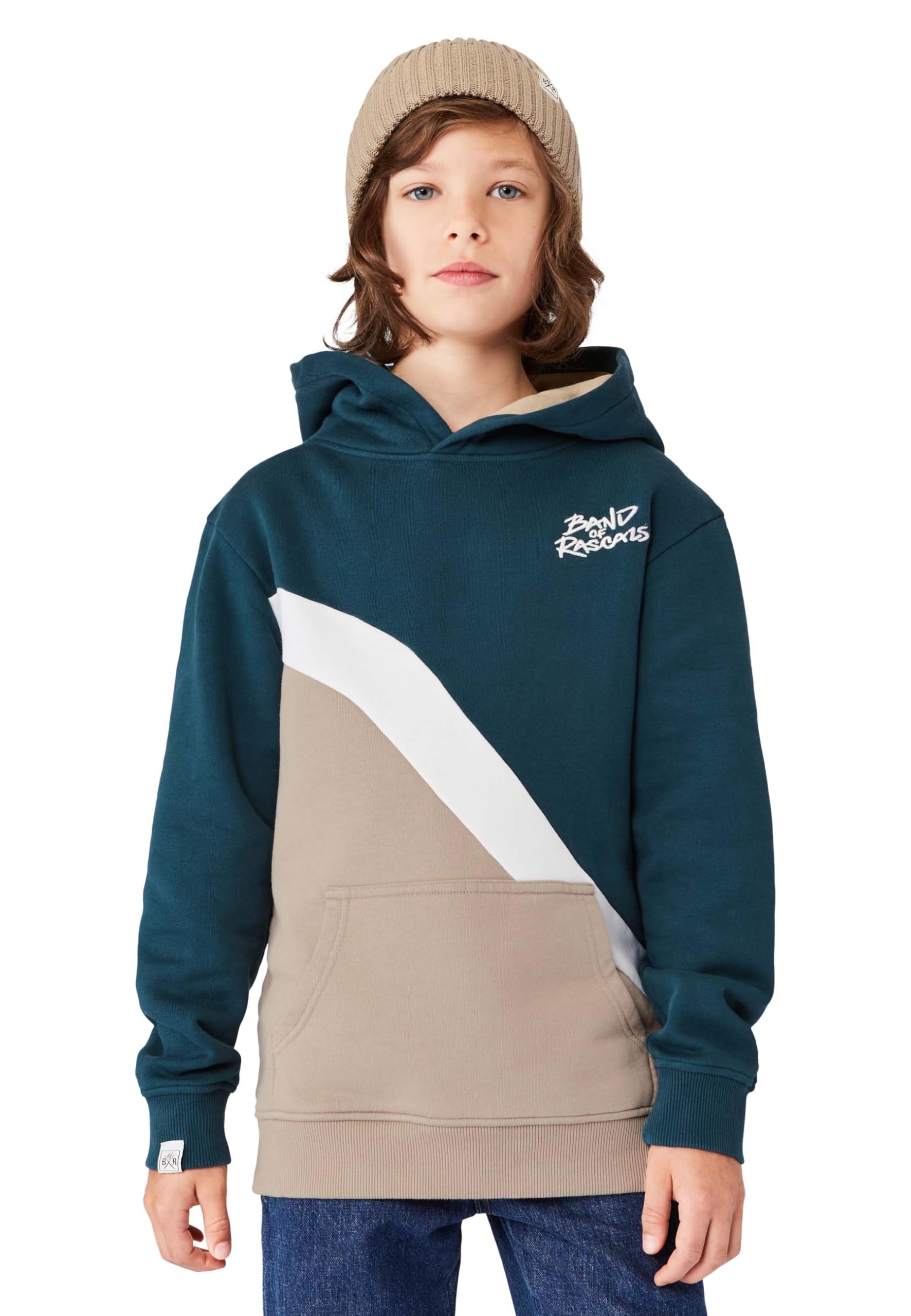 Band of Rascals Kinder Kapuzenpullover Wave aus Bio-Baumwolle