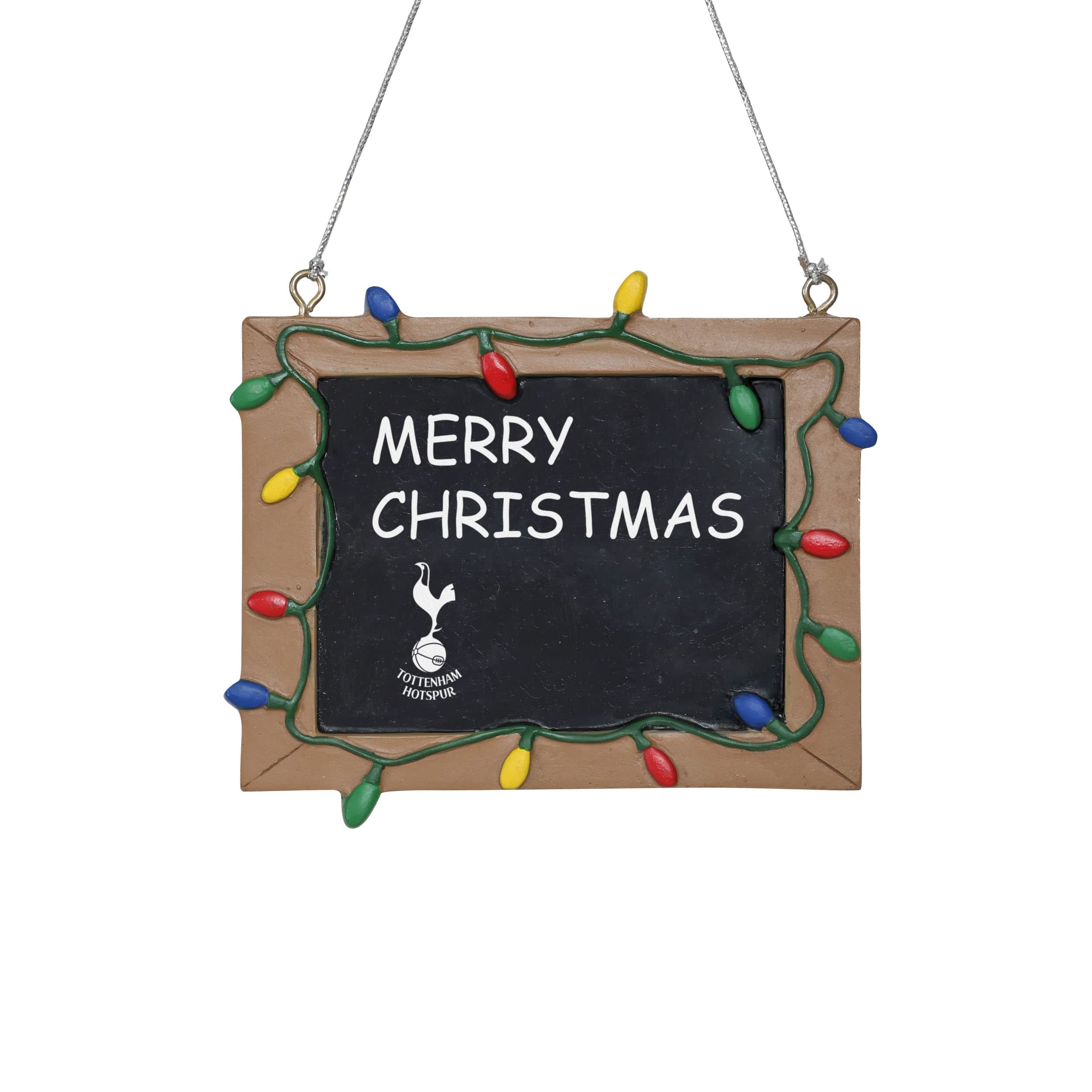 Foco Tottenham Hotspur Premier League Football Fan Resin Chalkboard Hanging Christmas Tree Ornament Decoration
