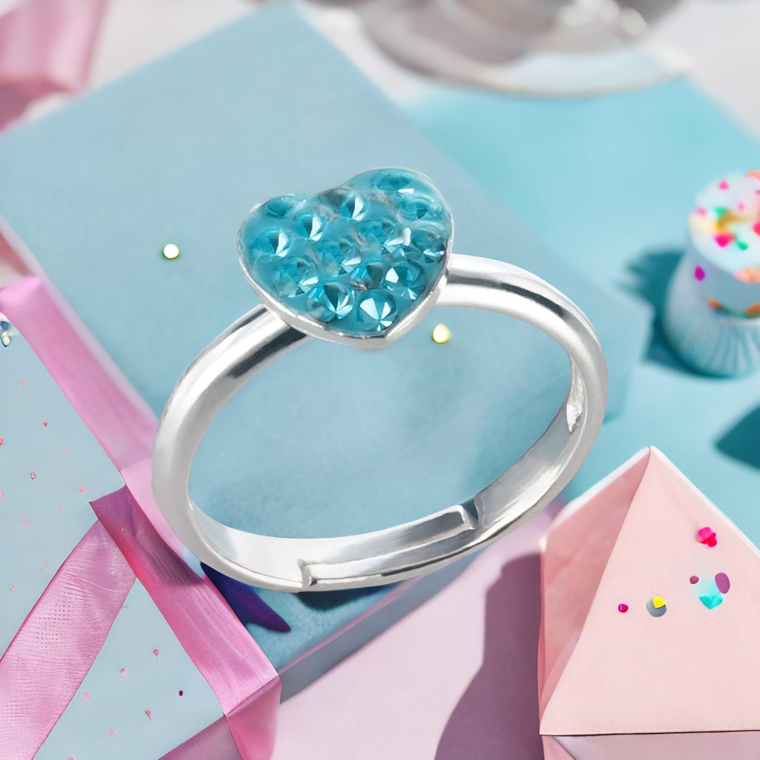 Anello Unicorno In Argento Sterling 925 | Per Ragazze, Donne E Bambine | Con Cristallo E Confenzione Regalo - Foto 6