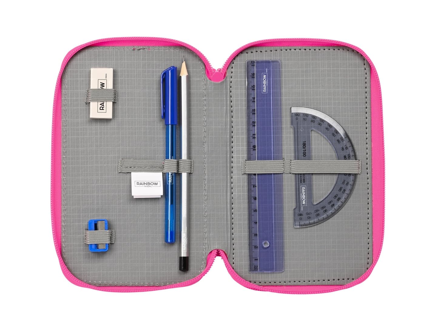 RAINBOW HIGH SHINE, School Pencil Case with 37 Tools Included, Children's Pencil Case, Child - Image 4