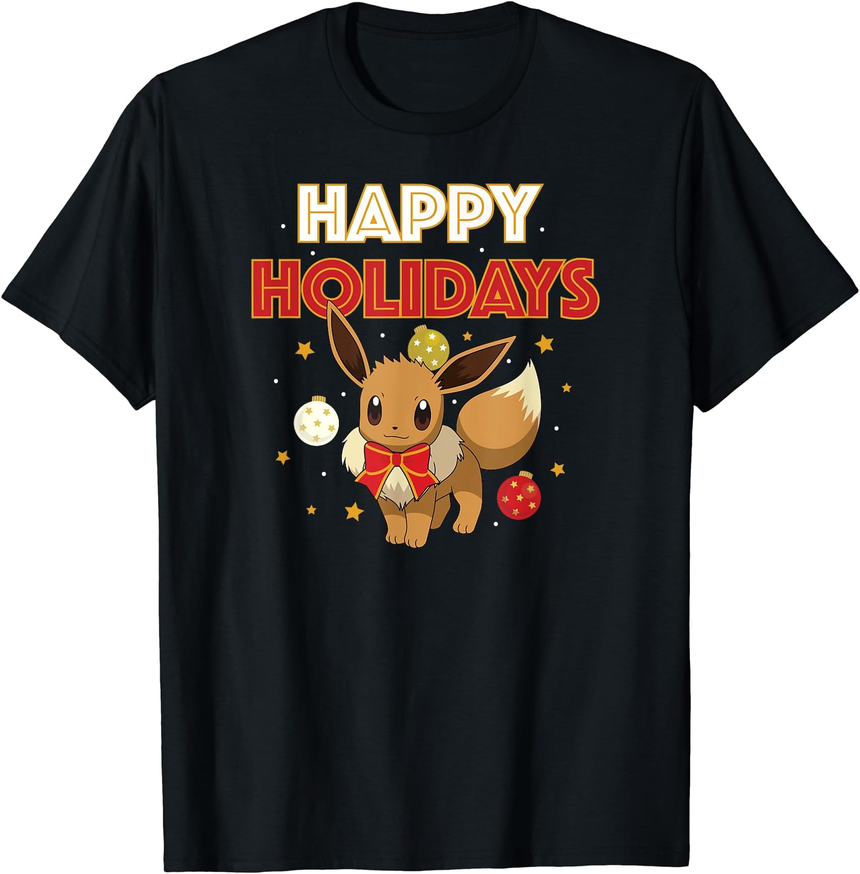 Pokémon - Happy Holidays Eevee T-Shirt