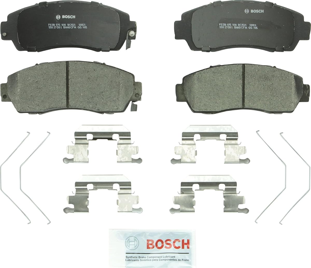 BC1521 QuietCast Premium Ceramic Disc Brake Pad Set - Front | Compatible with Select Acura RDX, TLX; Honda Accord Crosstour, CR-V, Crosstour, Odyssey, Passport; Subaru Legacy