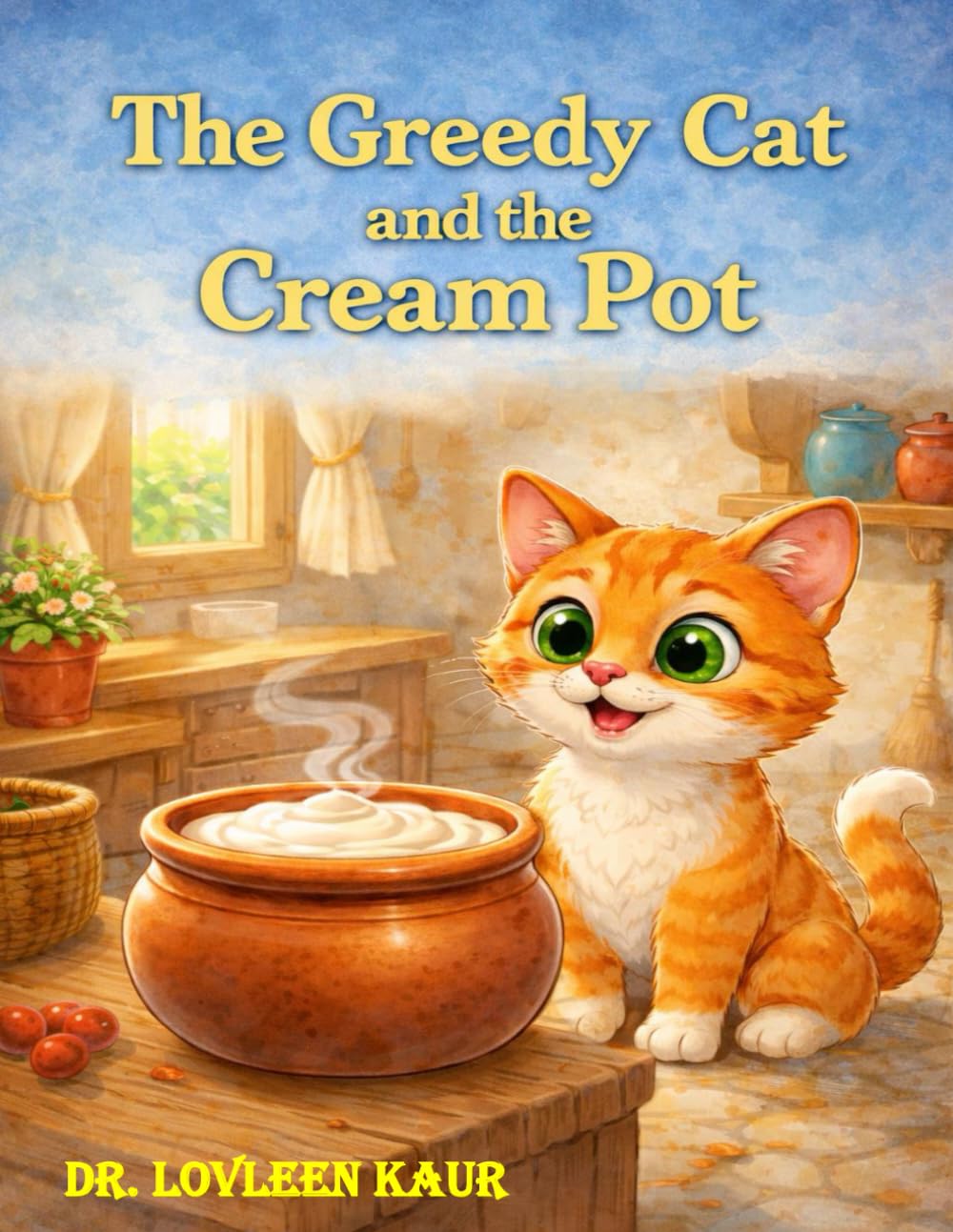The Greedy Cat and the Cream Pot: A Funny Moral Story for Kids About Greed, A Funny Moral Story for Kids About Greed, Kindness, and Learning to Share ... About Sharing, Kindness and Good Values)