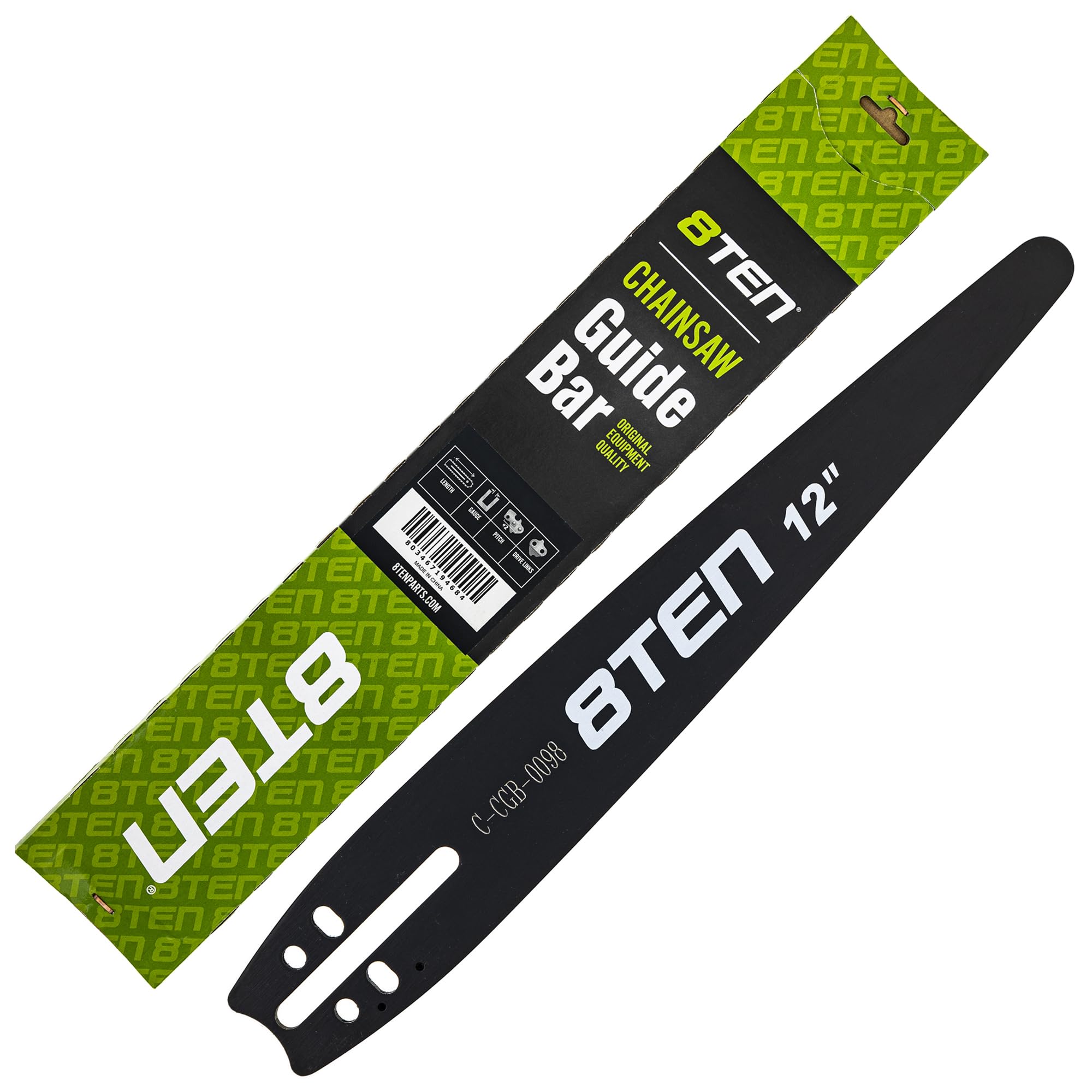 Amazon.com: 8TEN 12 Inch Chainsaw Guide Bar .050 Gauge 1/4 Pitch