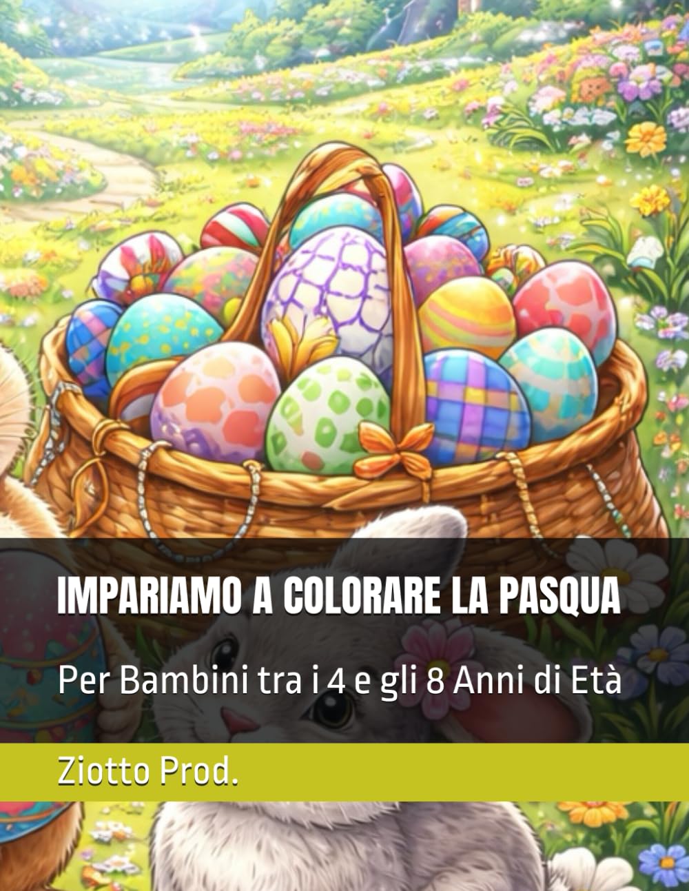 IMPARIAMO A COLORARE LA PASQUA: Per Bambini tra i 4 e gli 8 Anni di Età
