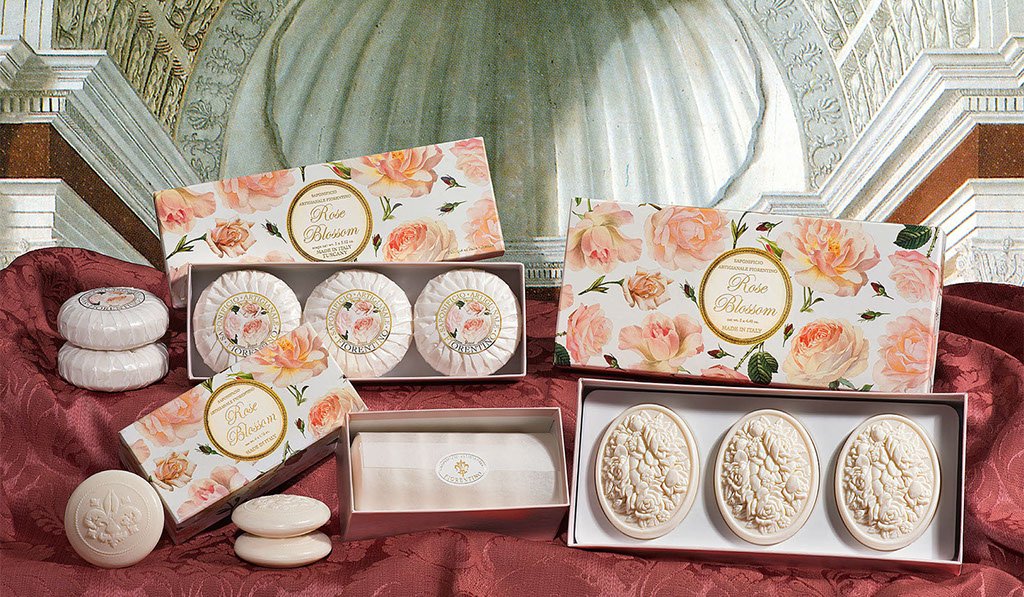 Saponificio Artigianale Fiorentino Sabun 3x125 Gr - Rose Blossom