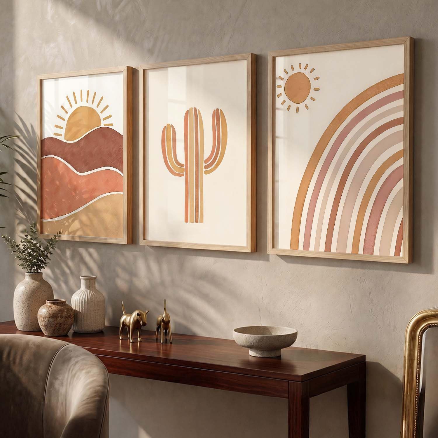 Minimalist Boho Wall Art - Set of 3 Prints -11 Minimalist Boho Wall Art - Set of 3 Prints -11