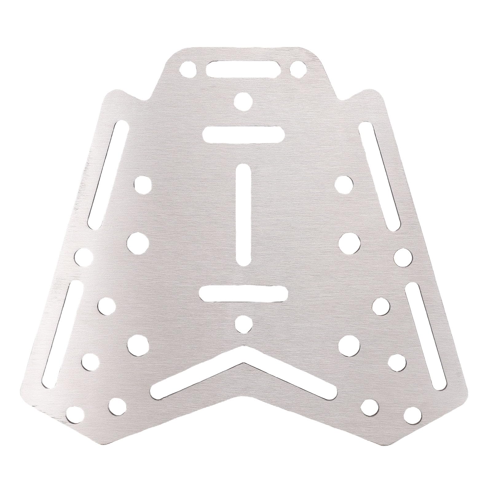 Portapacchi Posteriore per Moto, in Acciaio Inox, Portapacchi, Supporto per Bauletto, Staffa di Supporto di Ricambio per Zontes 310M 350D X310 350X 368D 368M 368D 368M per Bagagli a Moto.