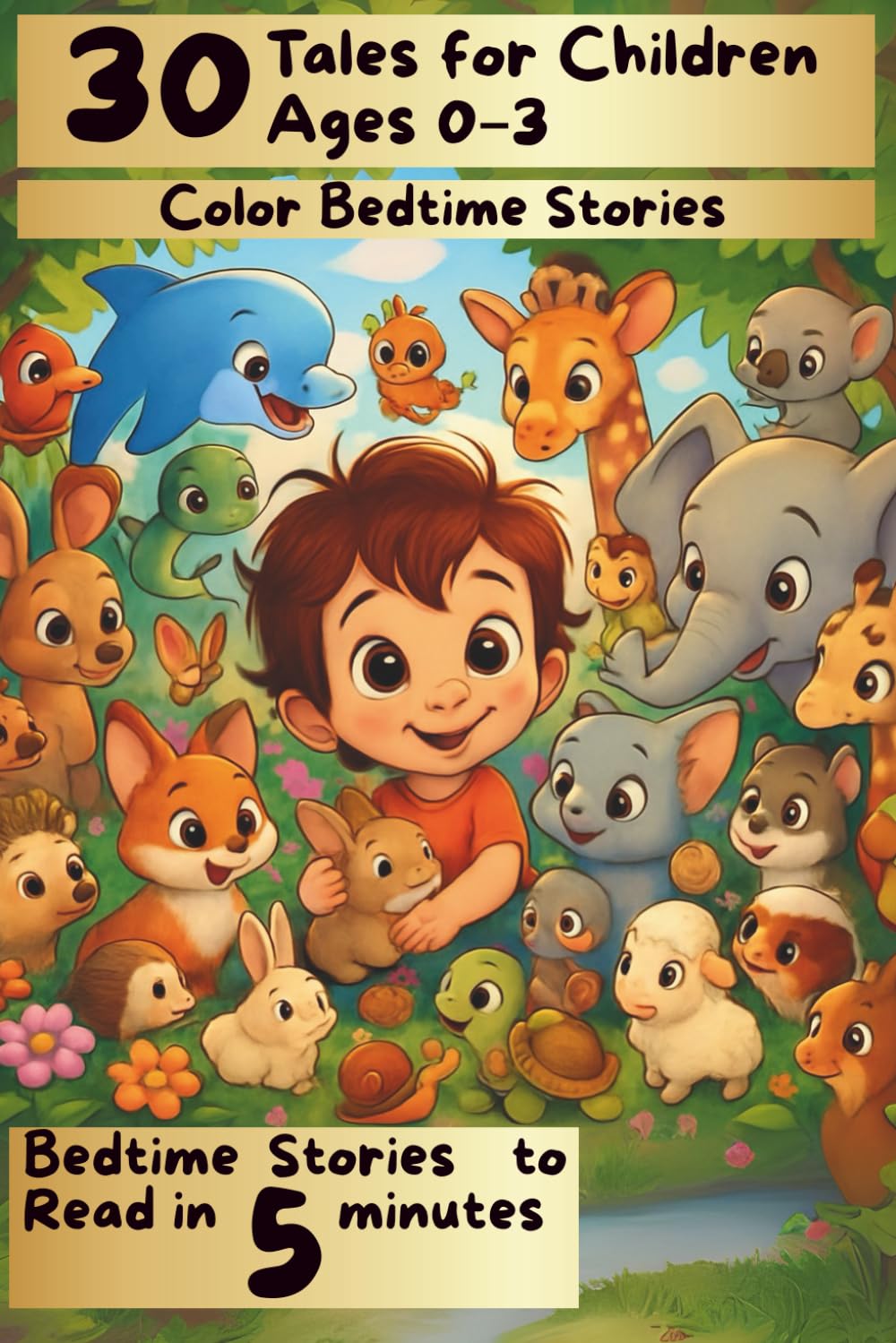 30 Tales for Children Ages 0–3: Color Bedtime Stories – Bedtime Stories to Read in 5 Minutes