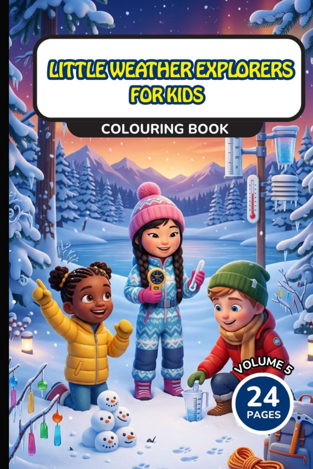 Little Weather Explorers for Kids: Colouring book Volume 5