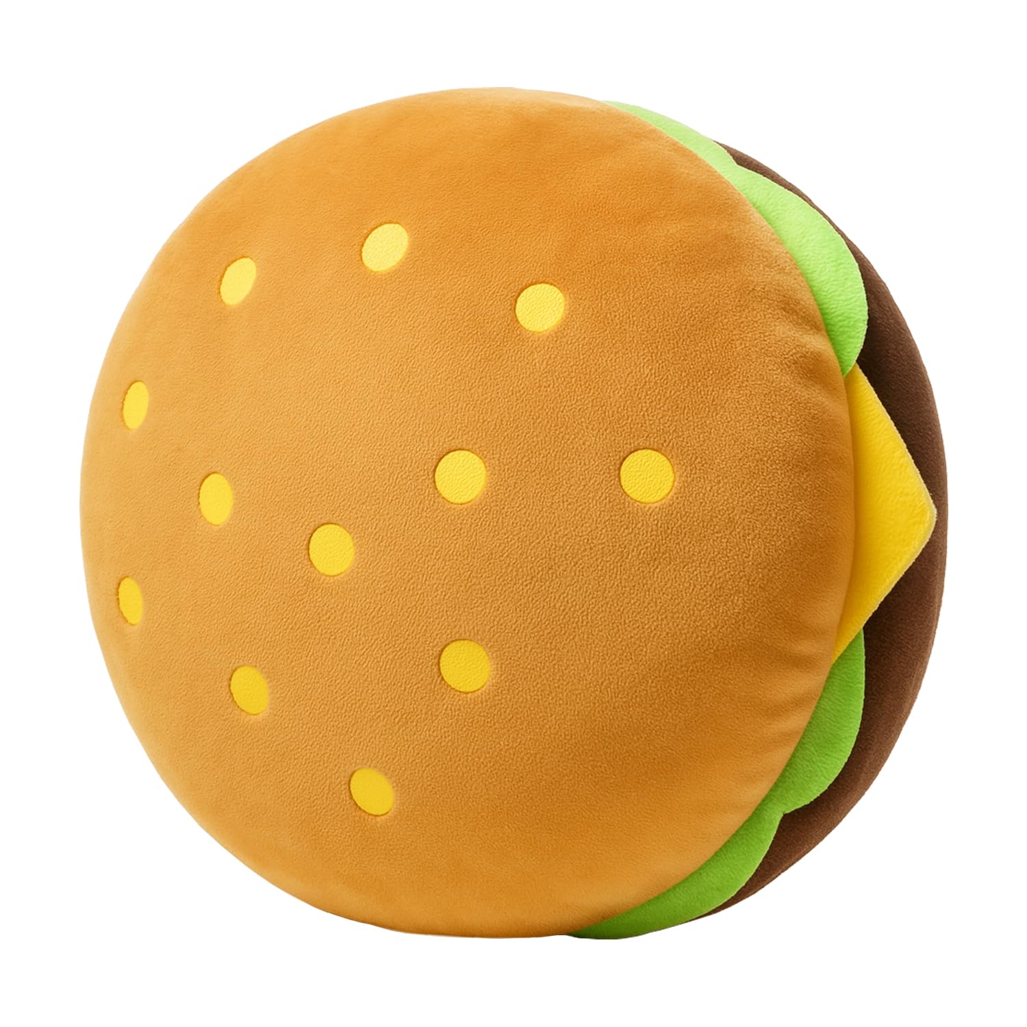 Tplay Burger Plush Pillow Kids: Soft Hamburger Stuffed Cheeseburger Stuff Throw Toy Birthday Gifts 3-8 Year Old 18 Inch