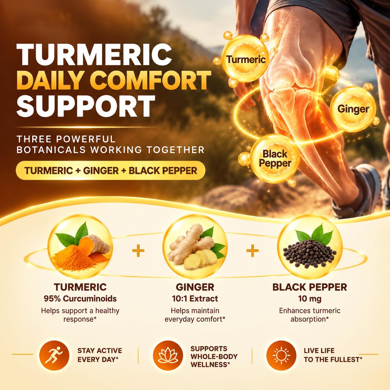 Turmeric Curcumin 2000mg Softgels with Milk Thistle, Ginger, Black Pepper — Amazon image 5
