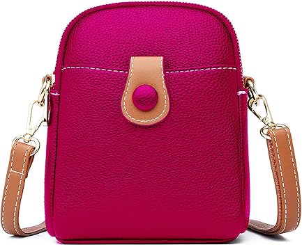 Small Crossbody Phone Bag for Women, Lightweight Cellphone Purse Wallet handbag with Adjustable Strap