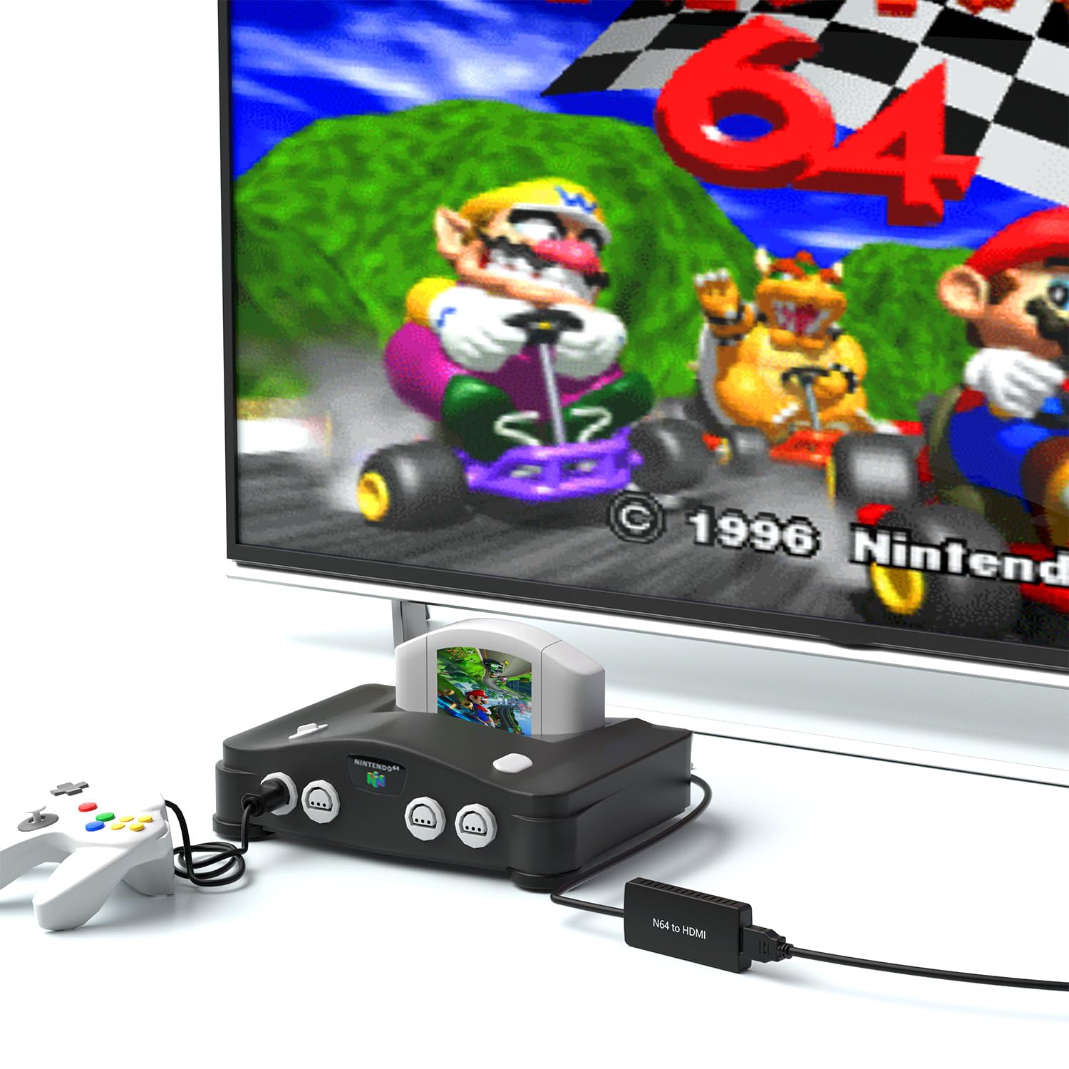 N64 to HDMI Converter Adapter Support 16:9/4:3 Conversion, HDMI Link Cable for N64 /SNES/NGC/SFC（Plug and Play） - Image 7