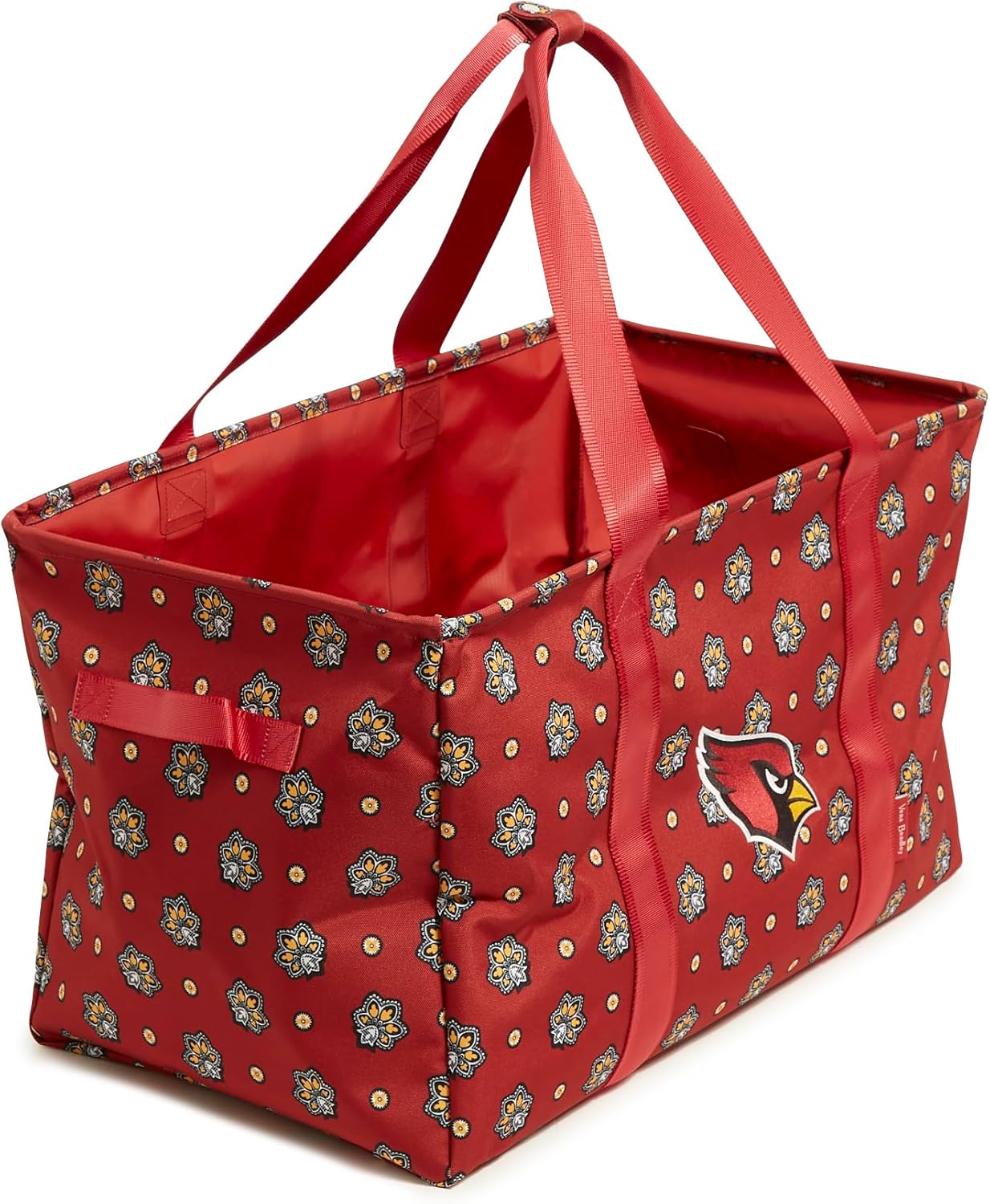 womens Recycled Lighten Up Reactive Large Car Tote One Size Maroon Red/Yellow Bandana With Arizona Cardinals