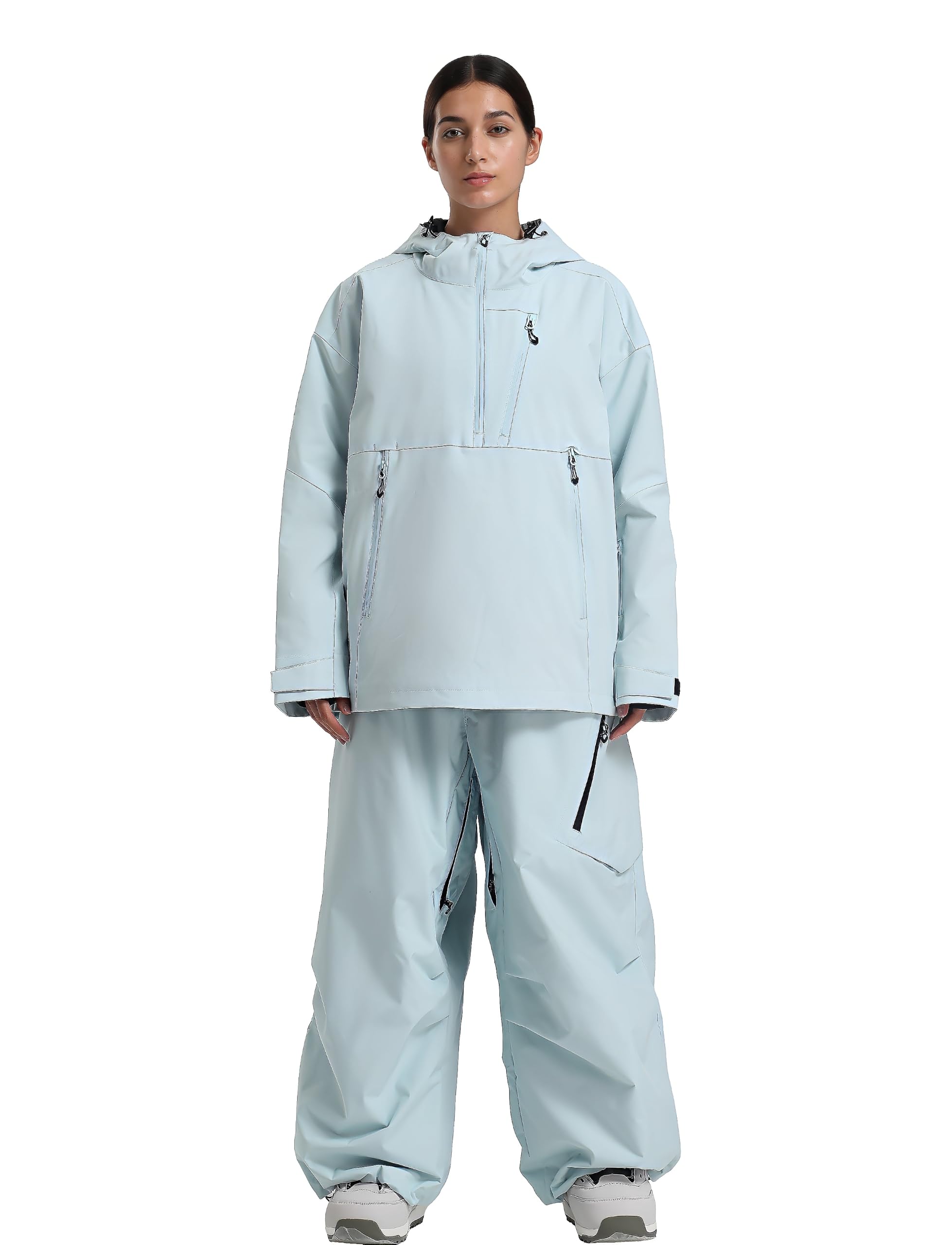 GSOU SNOW Womens Ski Jacket and Pants Set