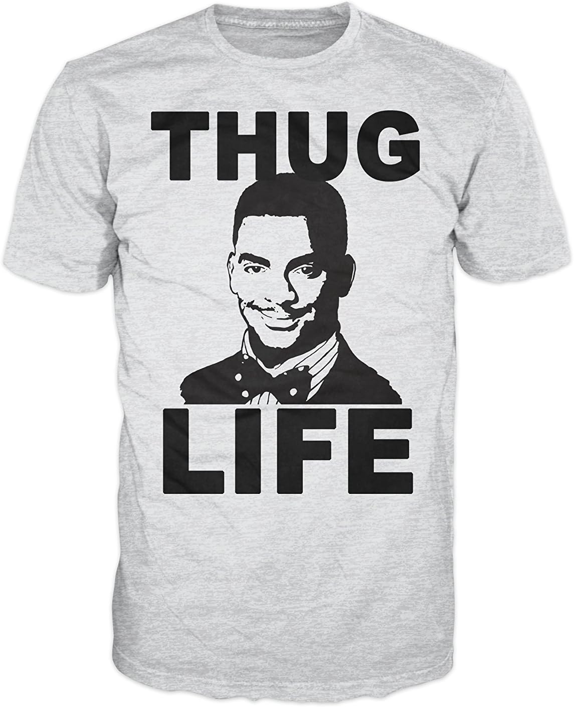 Dalesbury Thug Life Carlton Swag Funny T-Shirt (Ash Grey) (XXL)