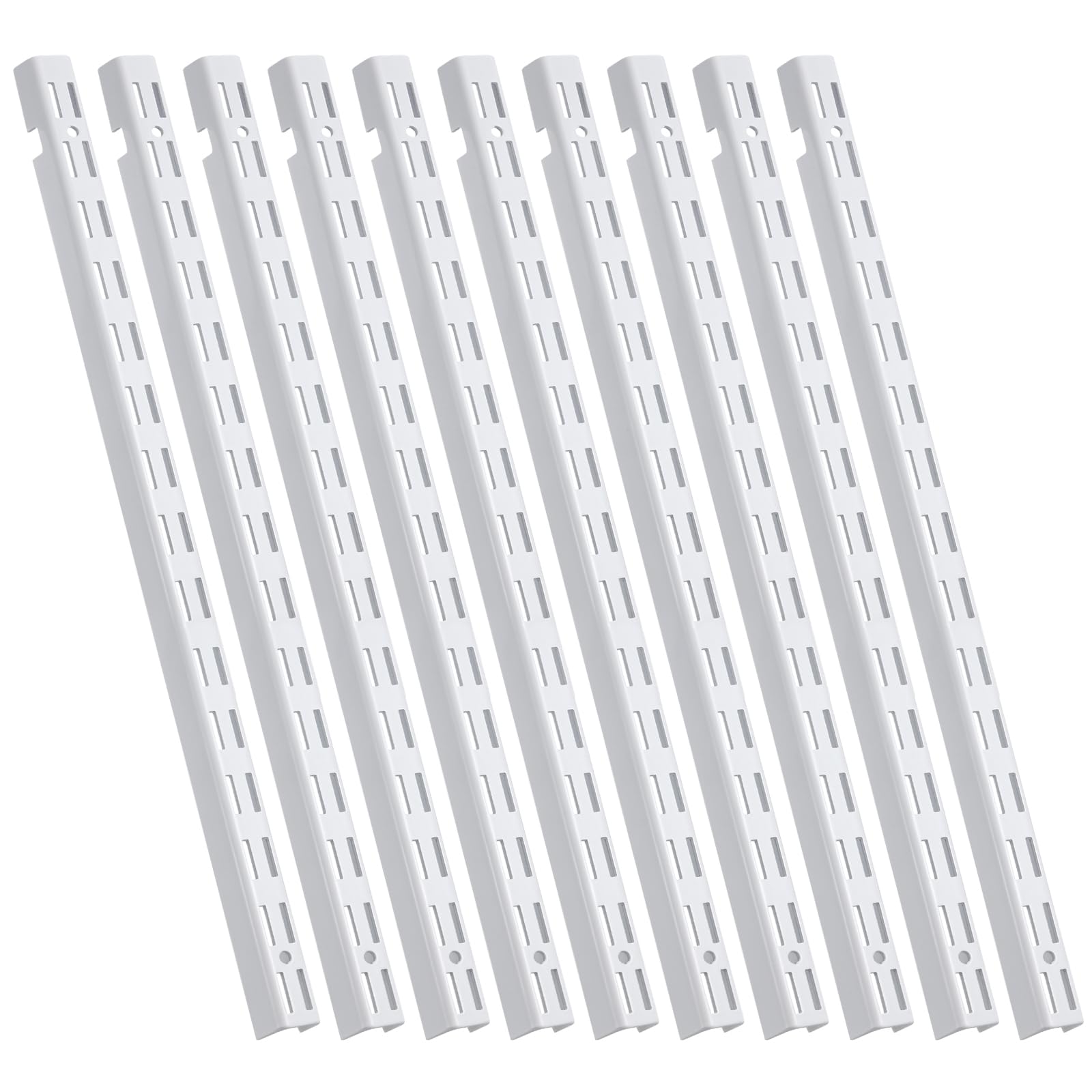 Photo 1 of Tandefio 60-Inch Dual Track Wall Shelving System (10 Pcs)
